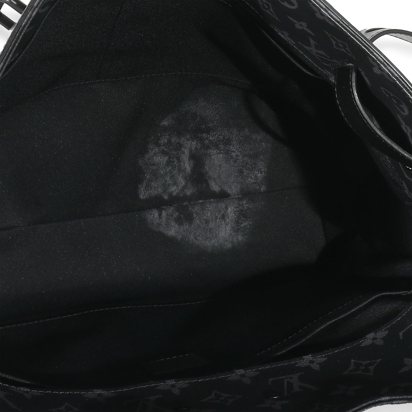 Louis Vuitton Louis Vuitton Black Taurillon Monogram Eclipse Steamer PM