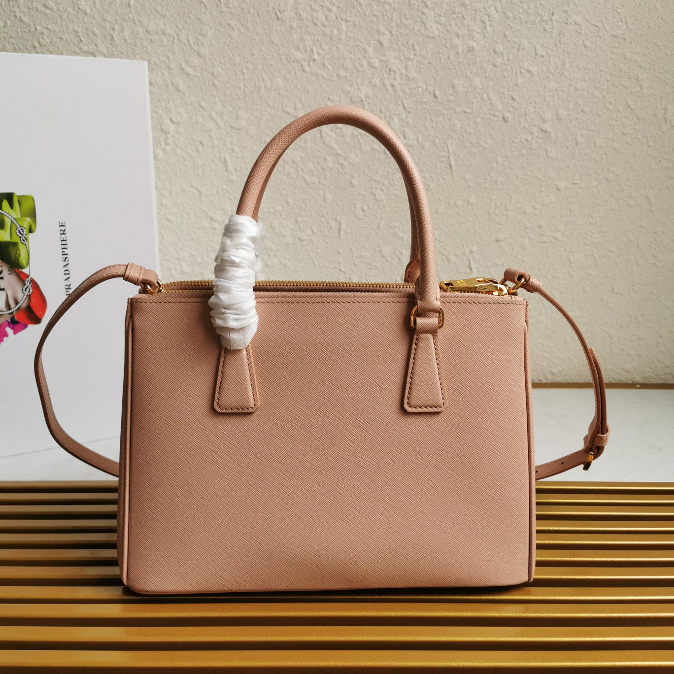 Luxury PradaMEDIUM GALLERIA 28 BEIGE SAFFIANO LEATHER
