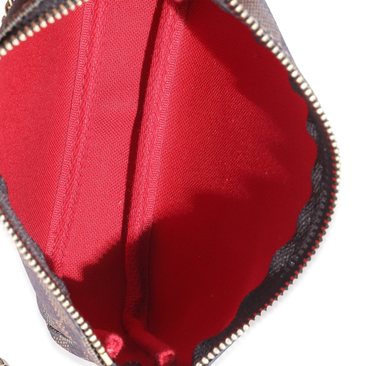 Louis Vuitton Louis Vuitton Damier Ebene Canvas Mini Pochette Accessoires
