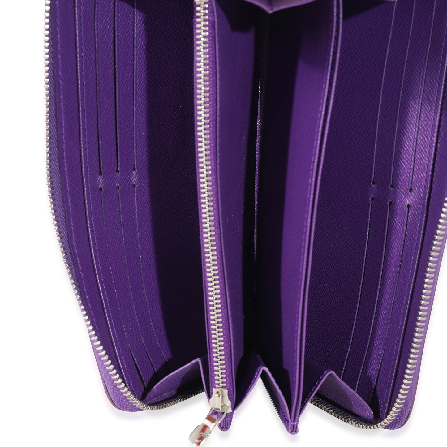 Louis Vuitton Louis Vuitton Purple Yellow Epi Zippy Wallet