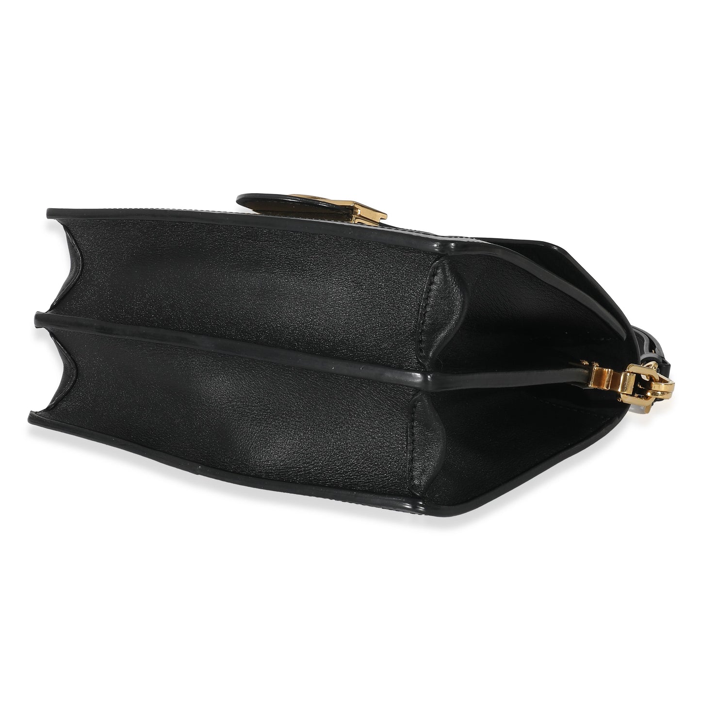 Louis Vuitton Louis Vuitton Black Smooth Leather Dauphine MM