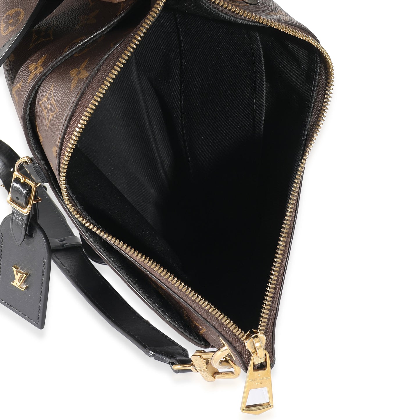 Louis Vuitton Louis Vuitton Black Monogram Canvas Odeon MM