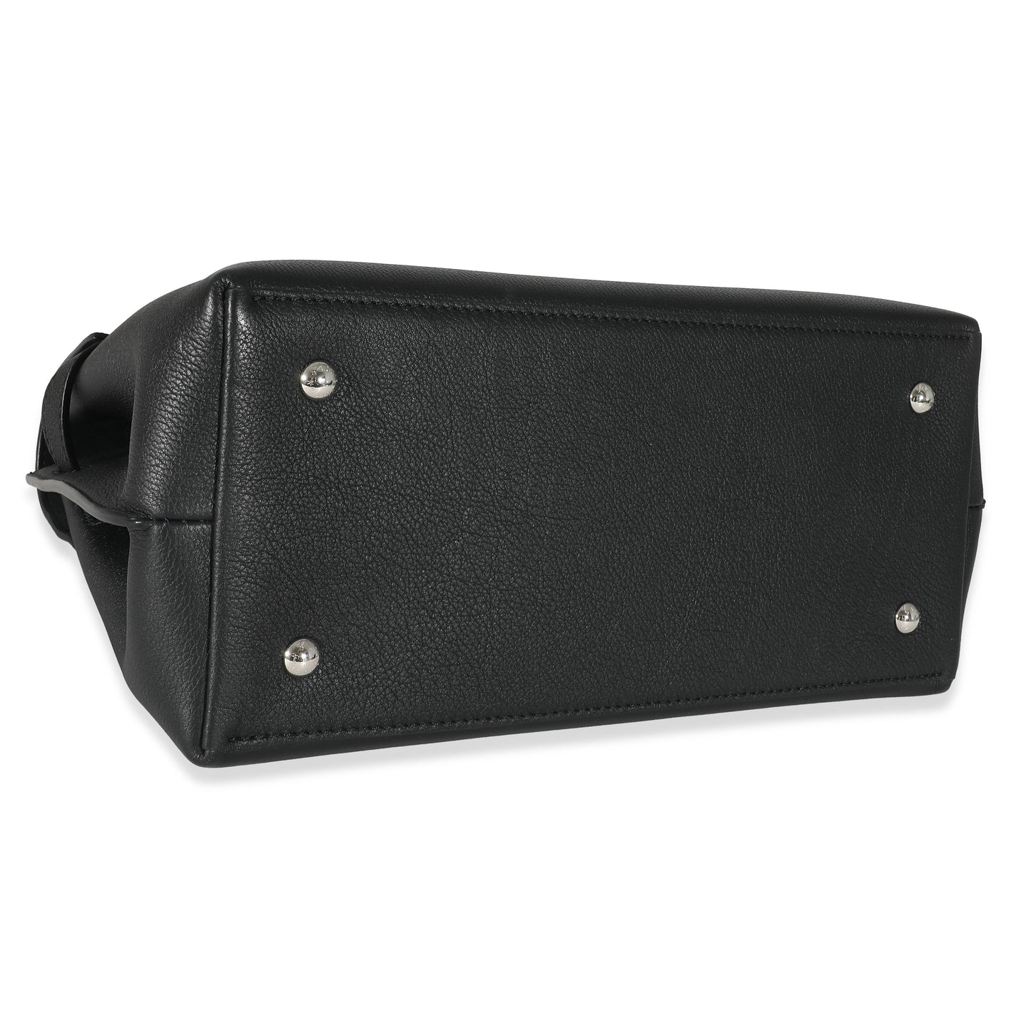 Louis Vuitton Louis Vuitton Black Grained Calfskin Lockme Ever MM
