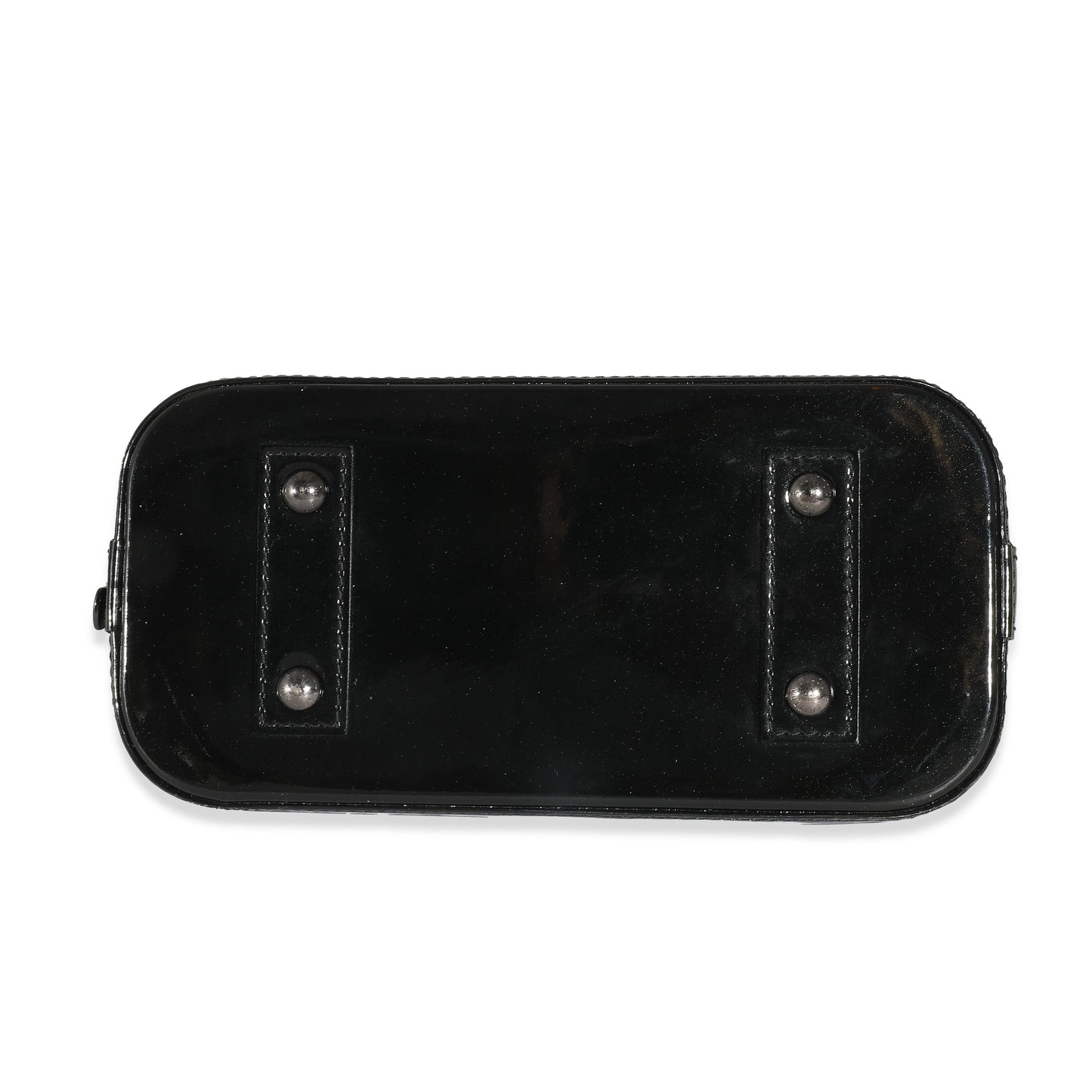 Louis Vuitton Louis Vuitton Black Magnetique Monogram Vernis Alma BB