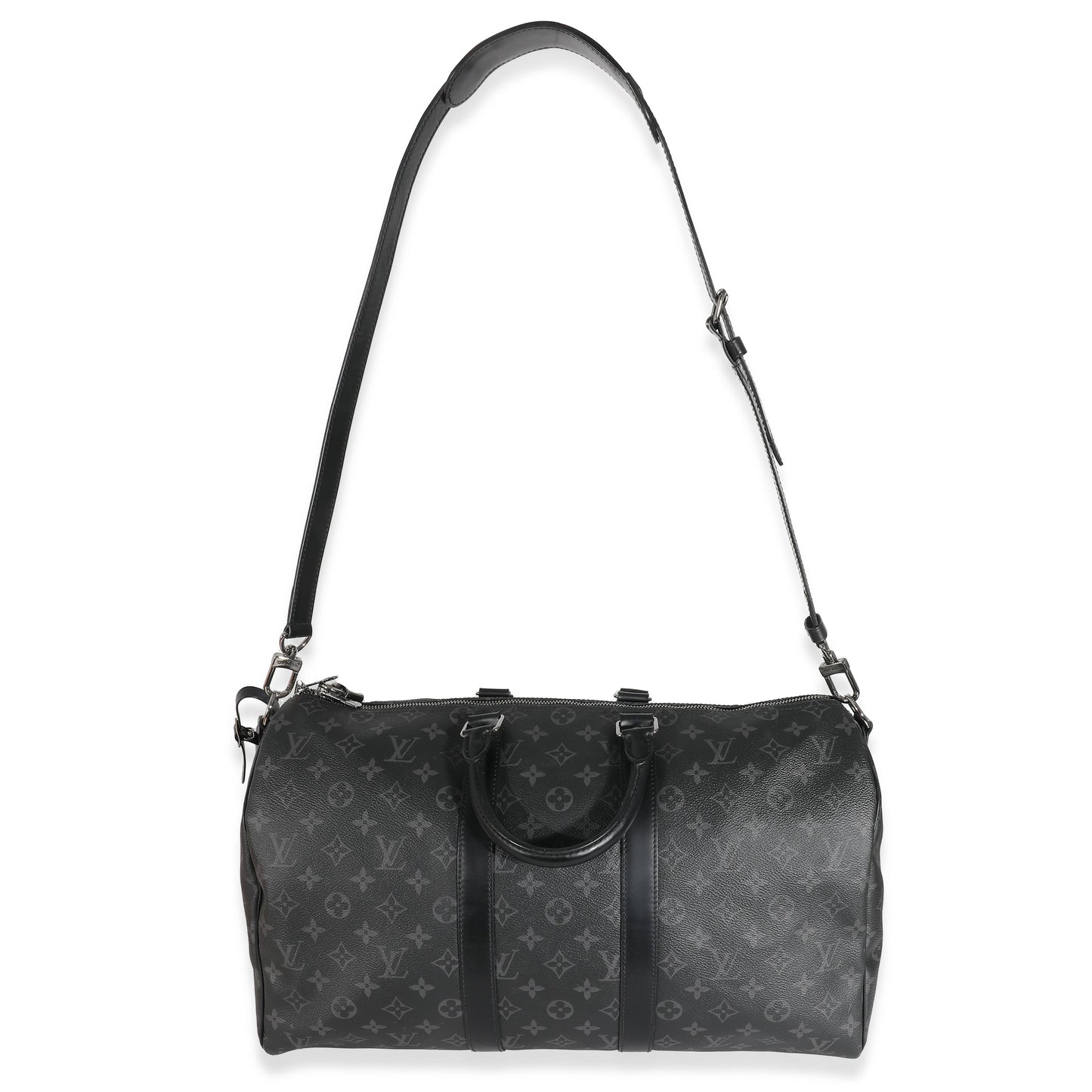 Louis Vuitton Louis Vuitton Monogram Eclipse Canvas Keepall Bandoulière 45