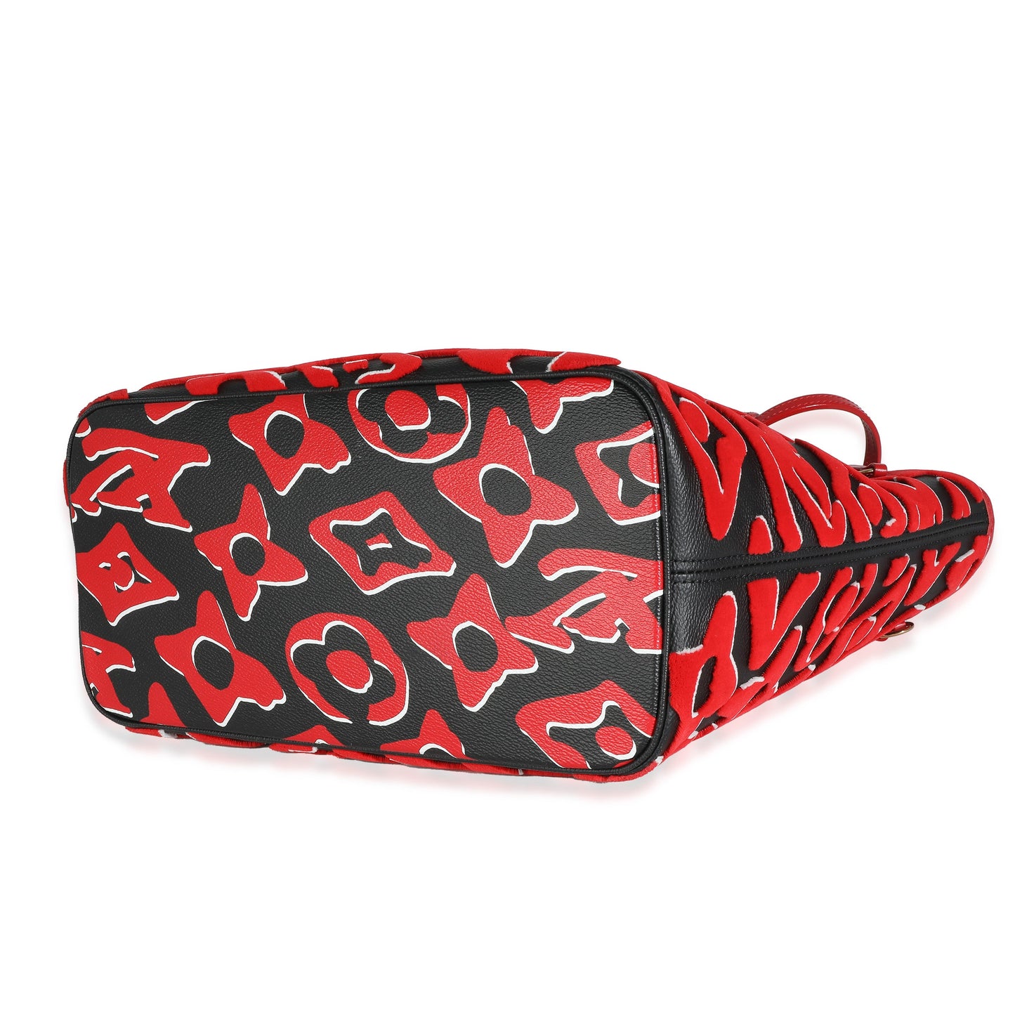 Louis Vuitton x UF Black Red Tufted Monogram Neverfull MM