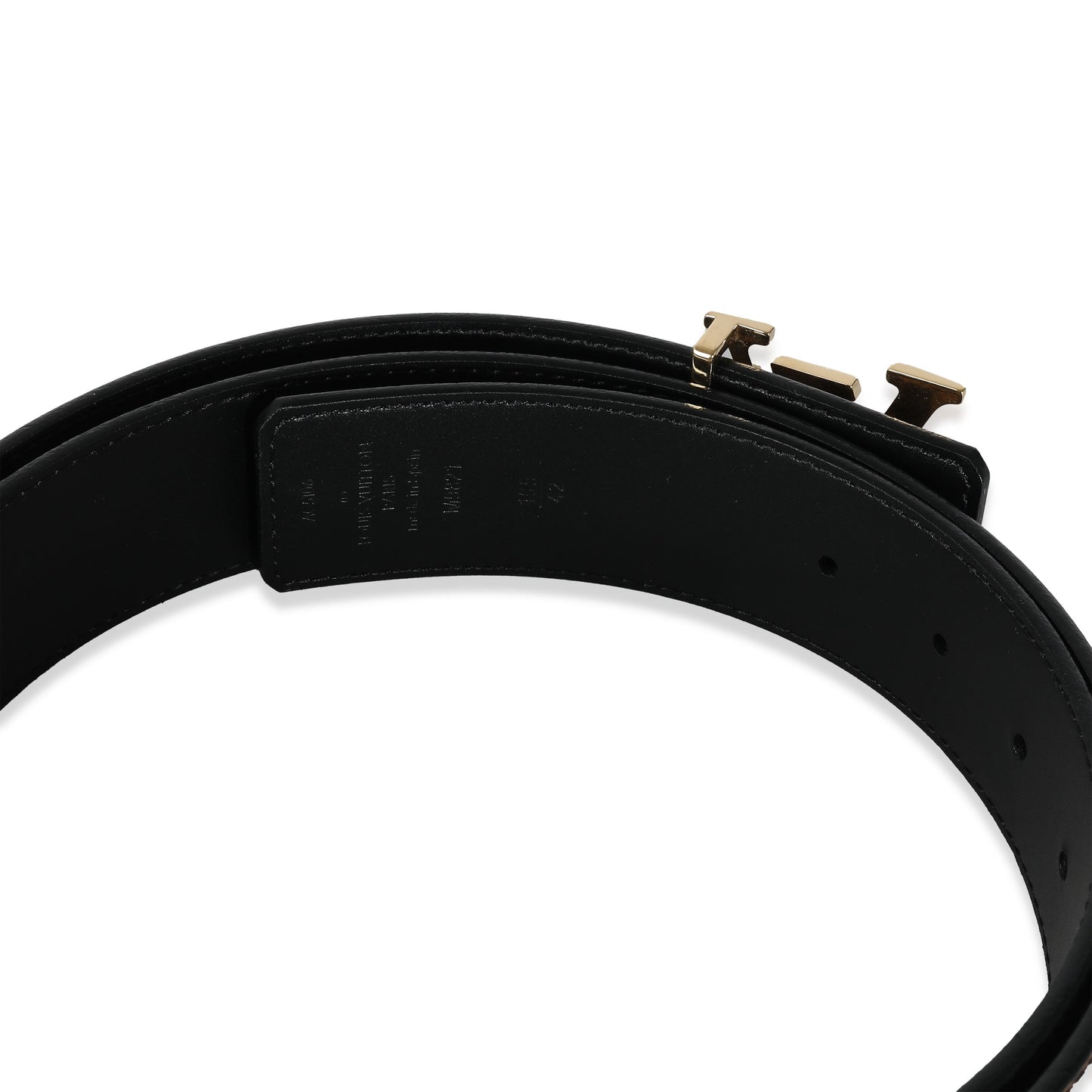 Louis Vuitton Black Monogram Canvas Reversible LV Initiales 40MM Belt 105/42