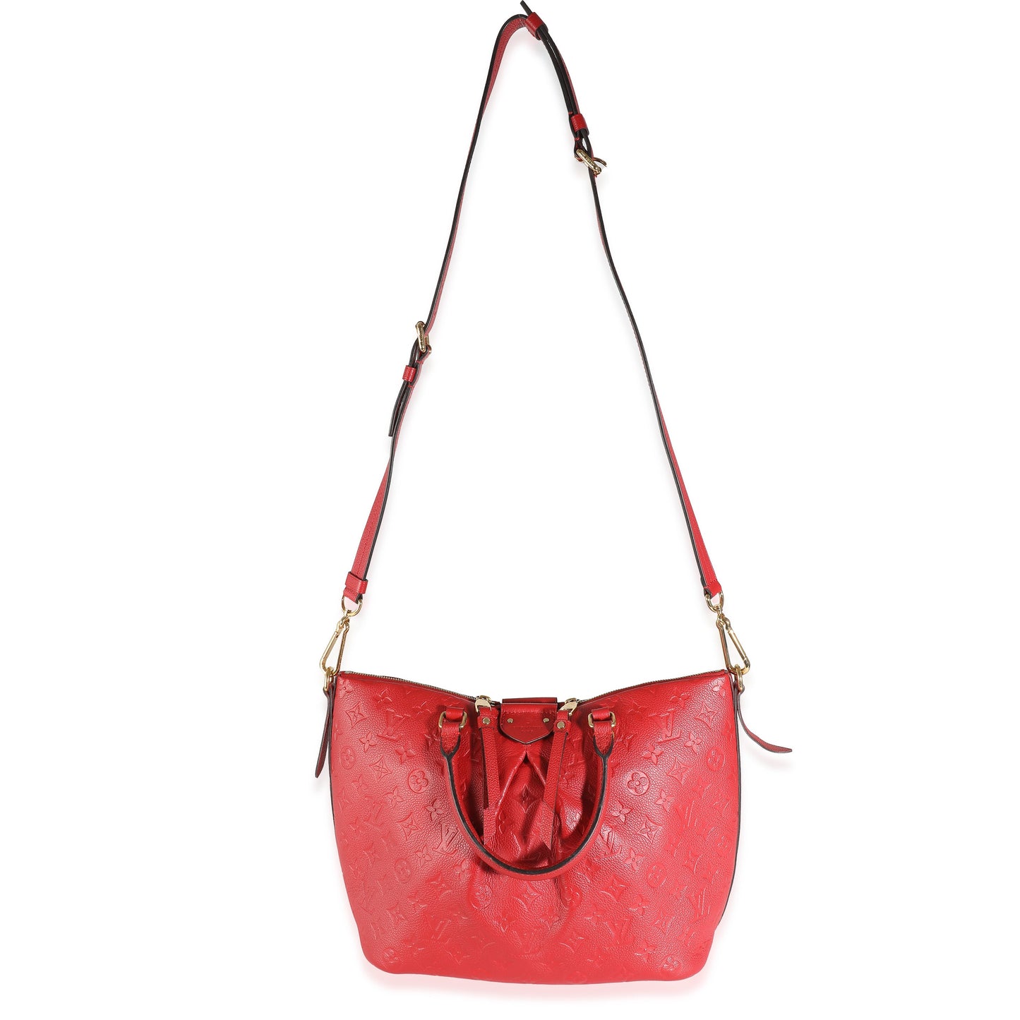 Louis Vuitton Louis Vuitton Cherry Red Monogram Empreinte Mazarine MM