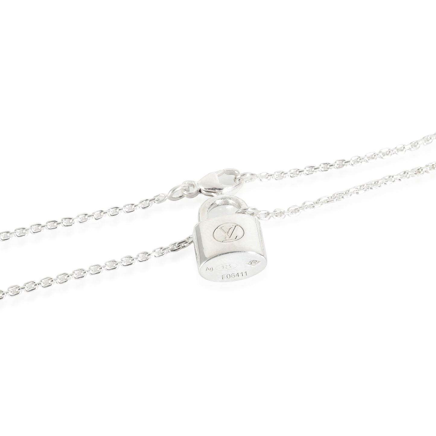 Louis Vuitton Lockit Pendant in Sterling Silver