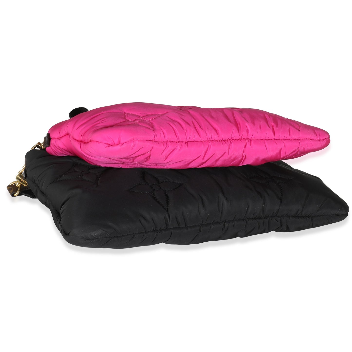 Louis Vuitton Black Fuchsia Econyl Monogram Maxi Multi Pochette Accessories