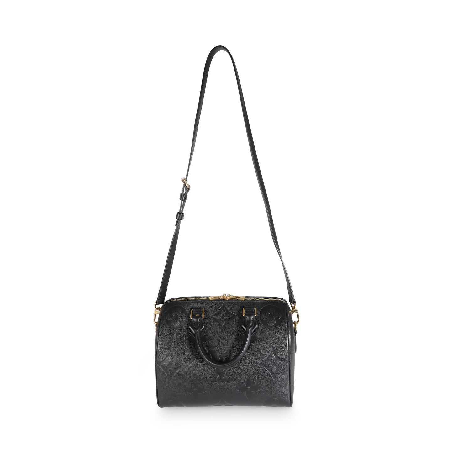 Louis Vuitton Black Empreinte Speedy Bandouliere 25