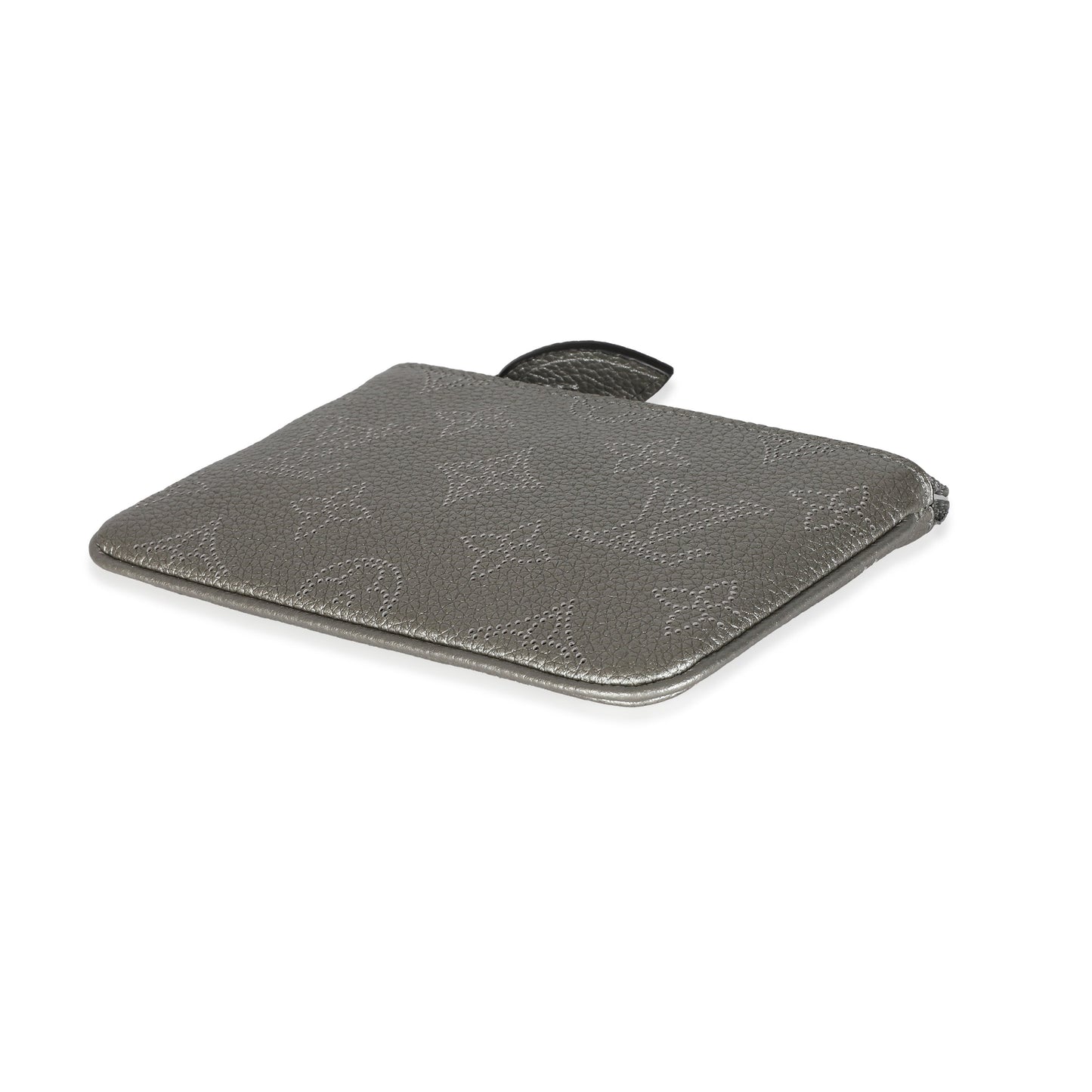 Louis Vuitton Silver Monogram Mahina Key Pouch