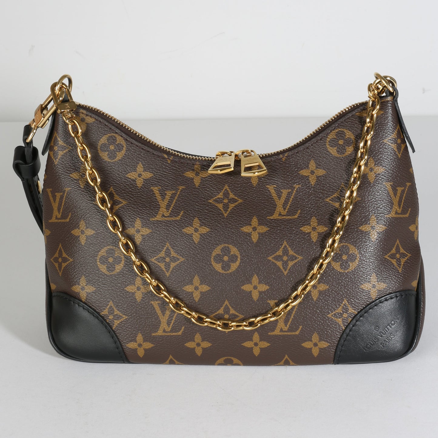 Louis Vuitton Black Monogram Canvas Boulogne NM