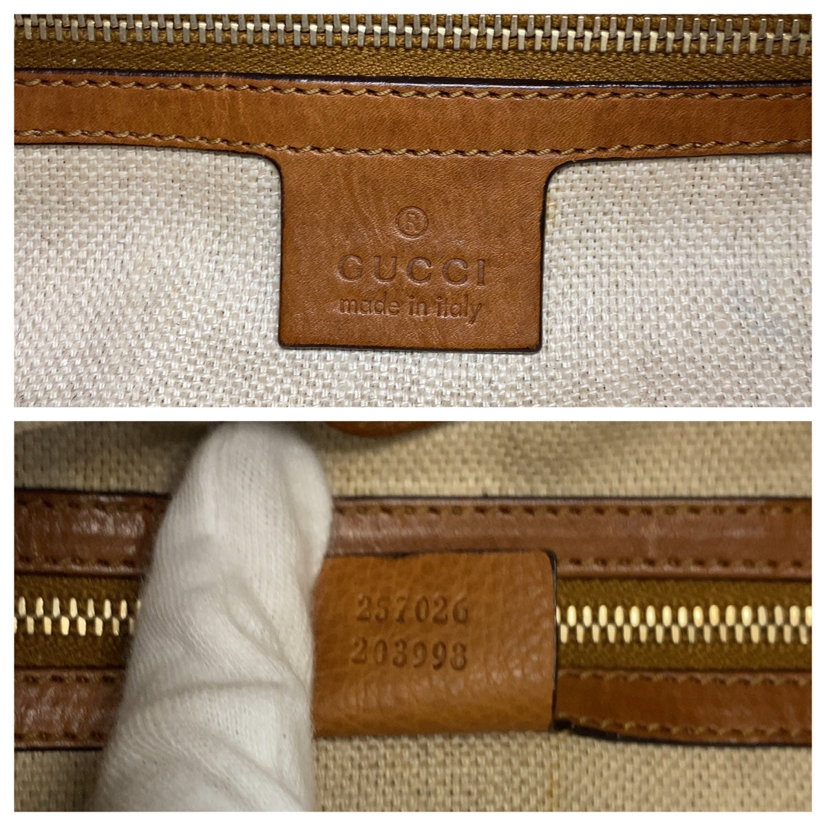 Luxury Gucci Trending 2025 Brown GG Canvas/Leather Shoulder Bag