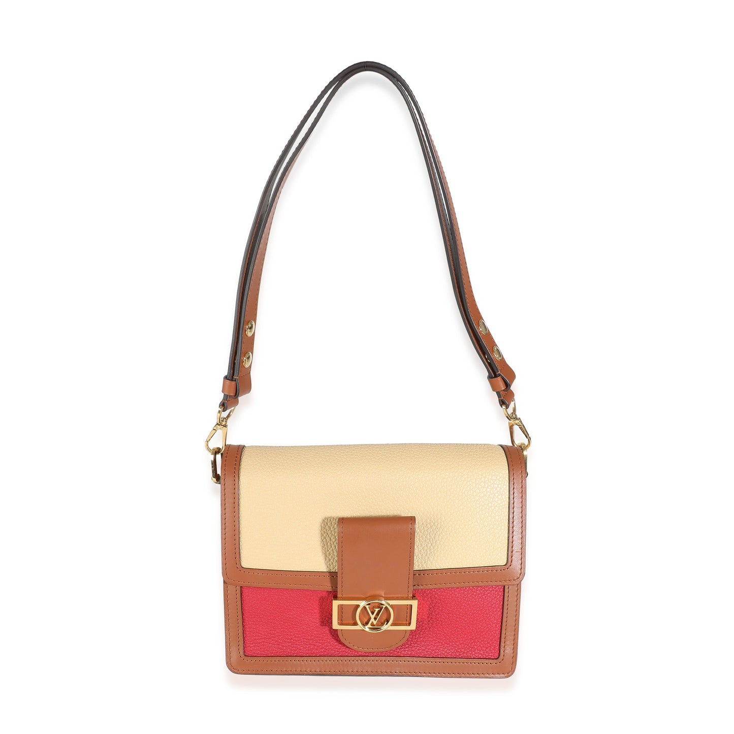 Louis Vuitton Panama Scarlet Taurillon Dauphine MM