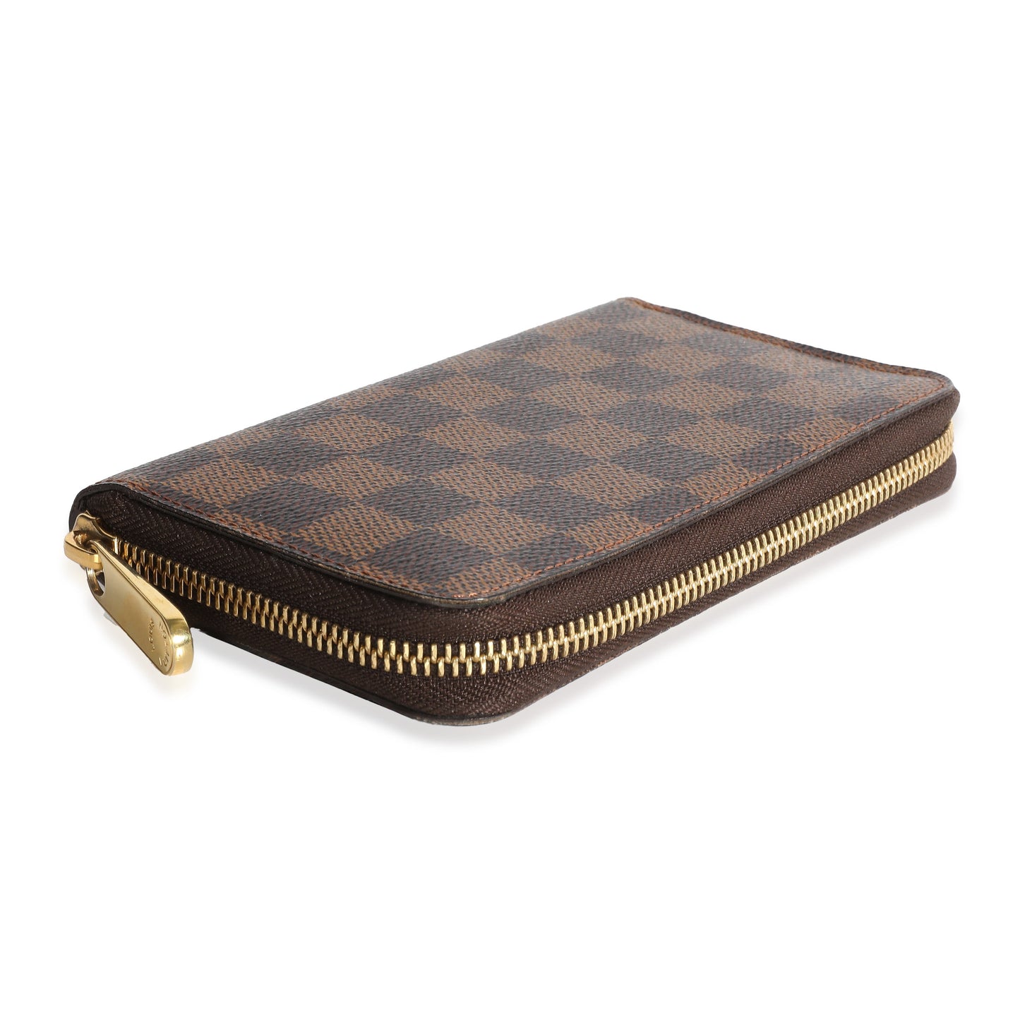Louis Vuitton Damier Ebene Canvas Zippy Compact Wallet