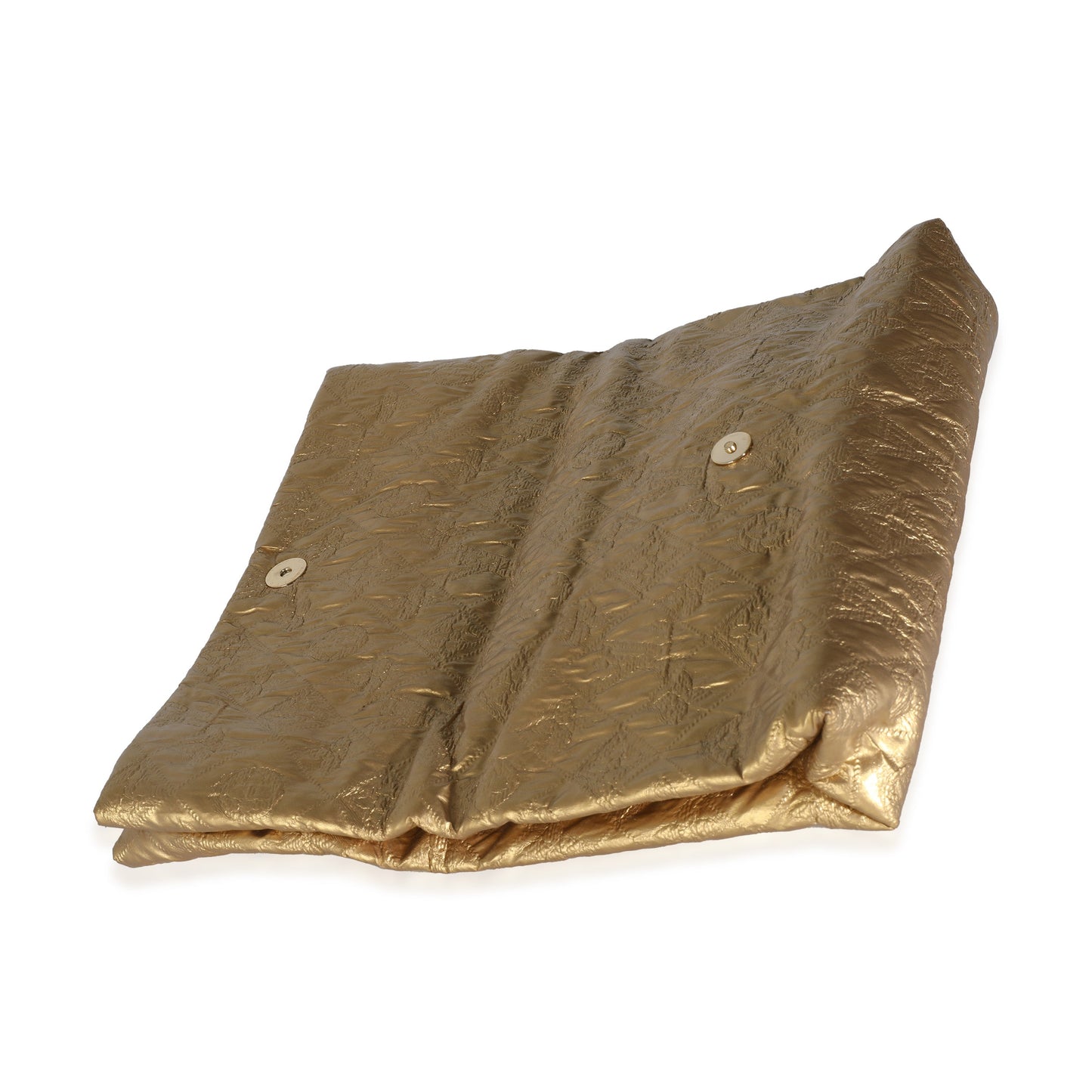 Louis Vuitton Gold Jacquard Monogram Limelight Clutch PM