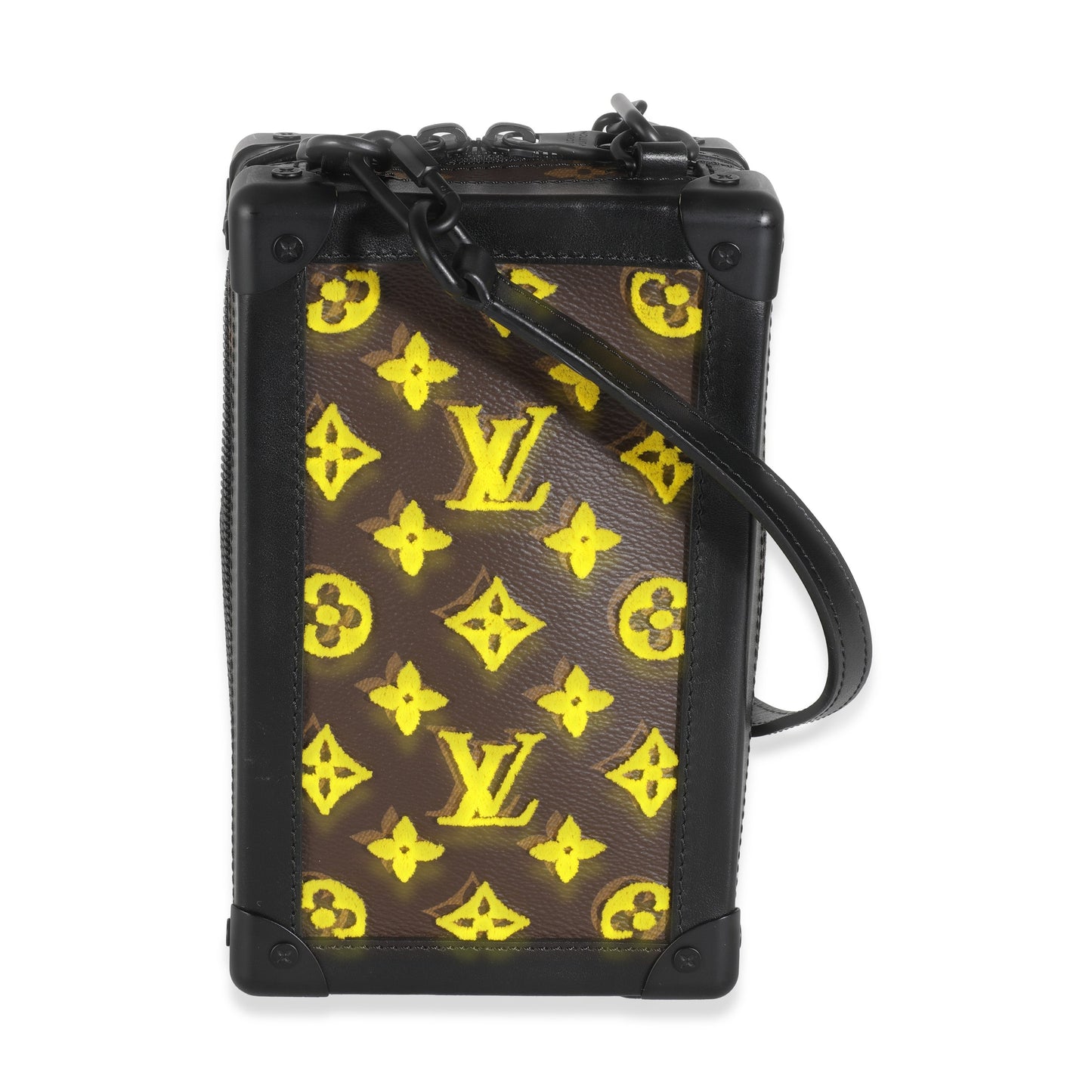 Louis Vuitton Jaune Monogram Tuffetage Canvas Vertical Soft Trunk