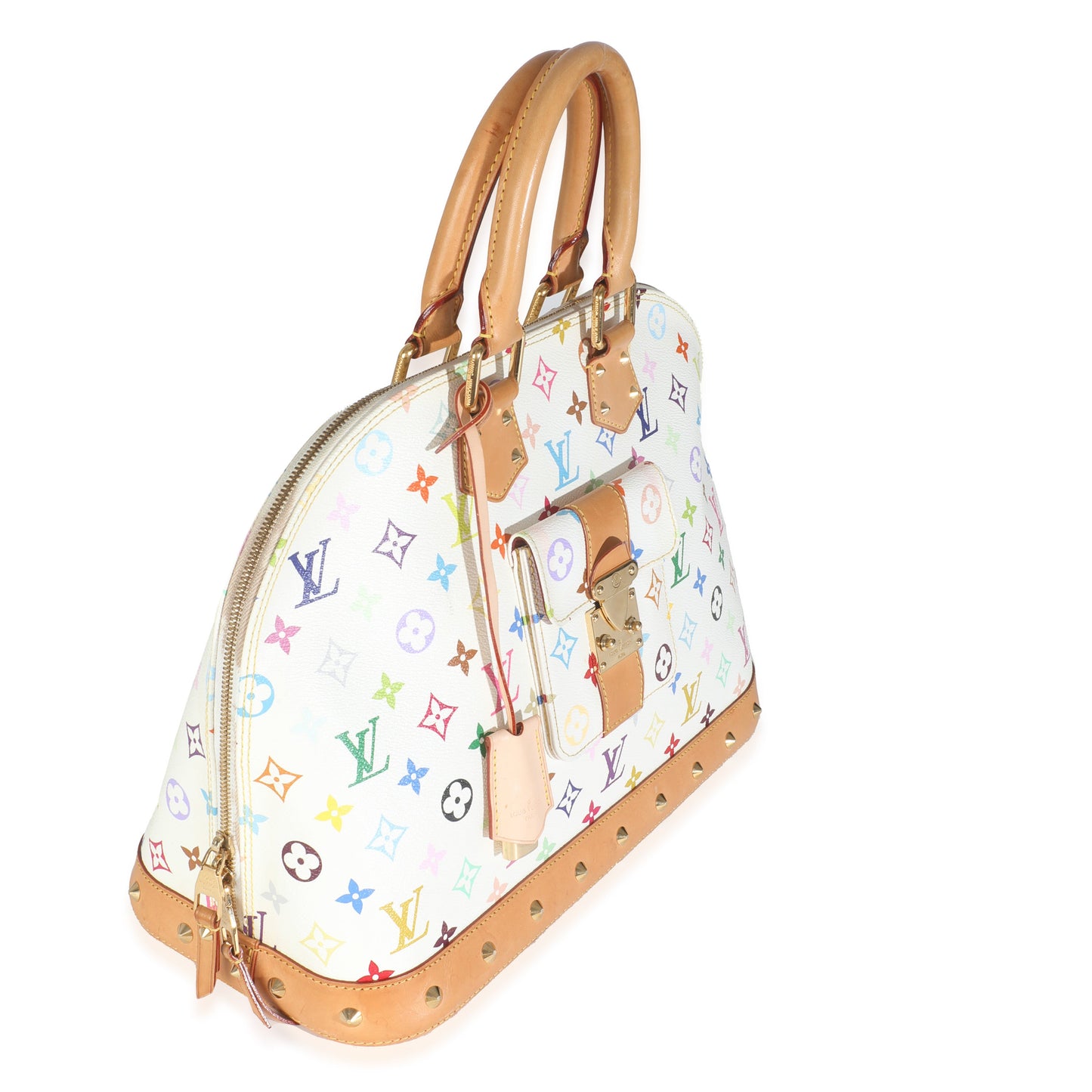 Louis Vuitton x Murakami White Multicolor Monogram Canvas Alma GM