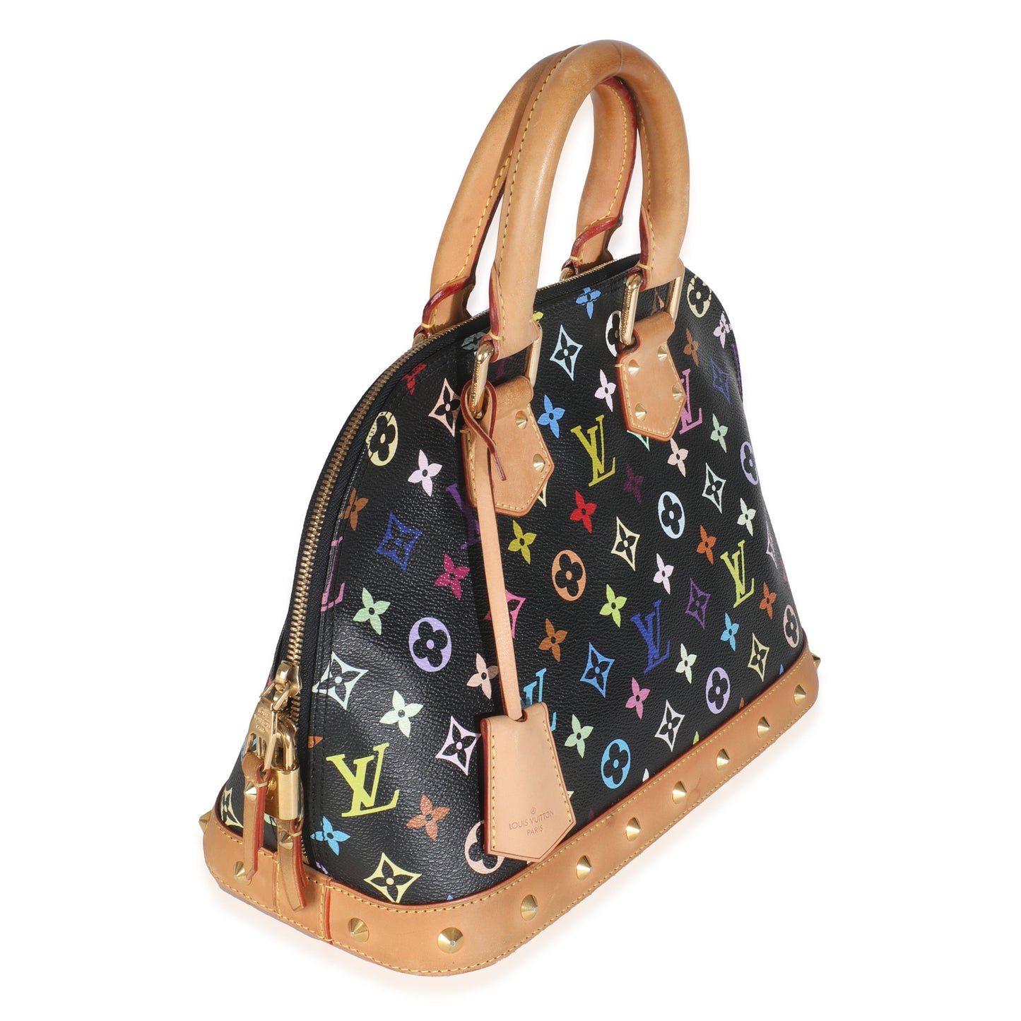 Louis Vuitton x Murakami Black Monogram Multicolor Canvas Alma PM