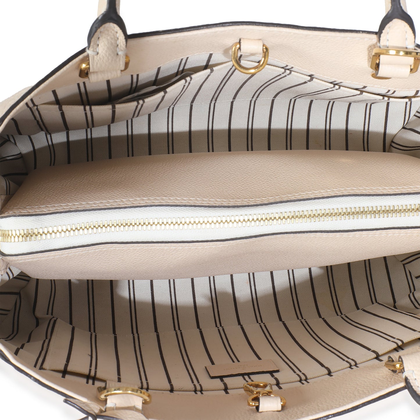 Louis Vuitton Creme Monogram Empreinte Montaigne MM