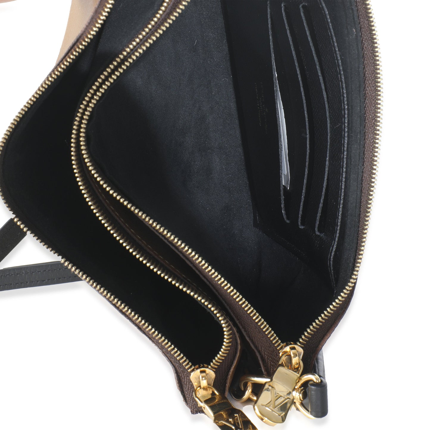 Louis Vuitton Reverse Monogram Canvas Double Zip Pochette