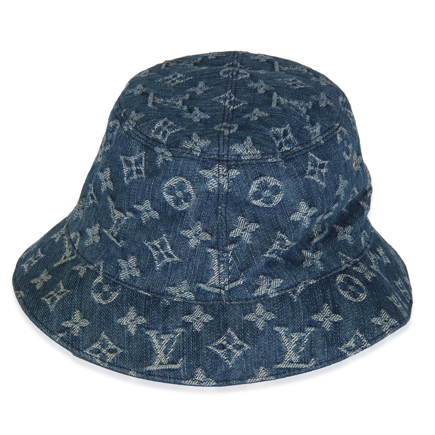 Louis Vuitton Blue Monogram Denim Essential Bucket Hat 60