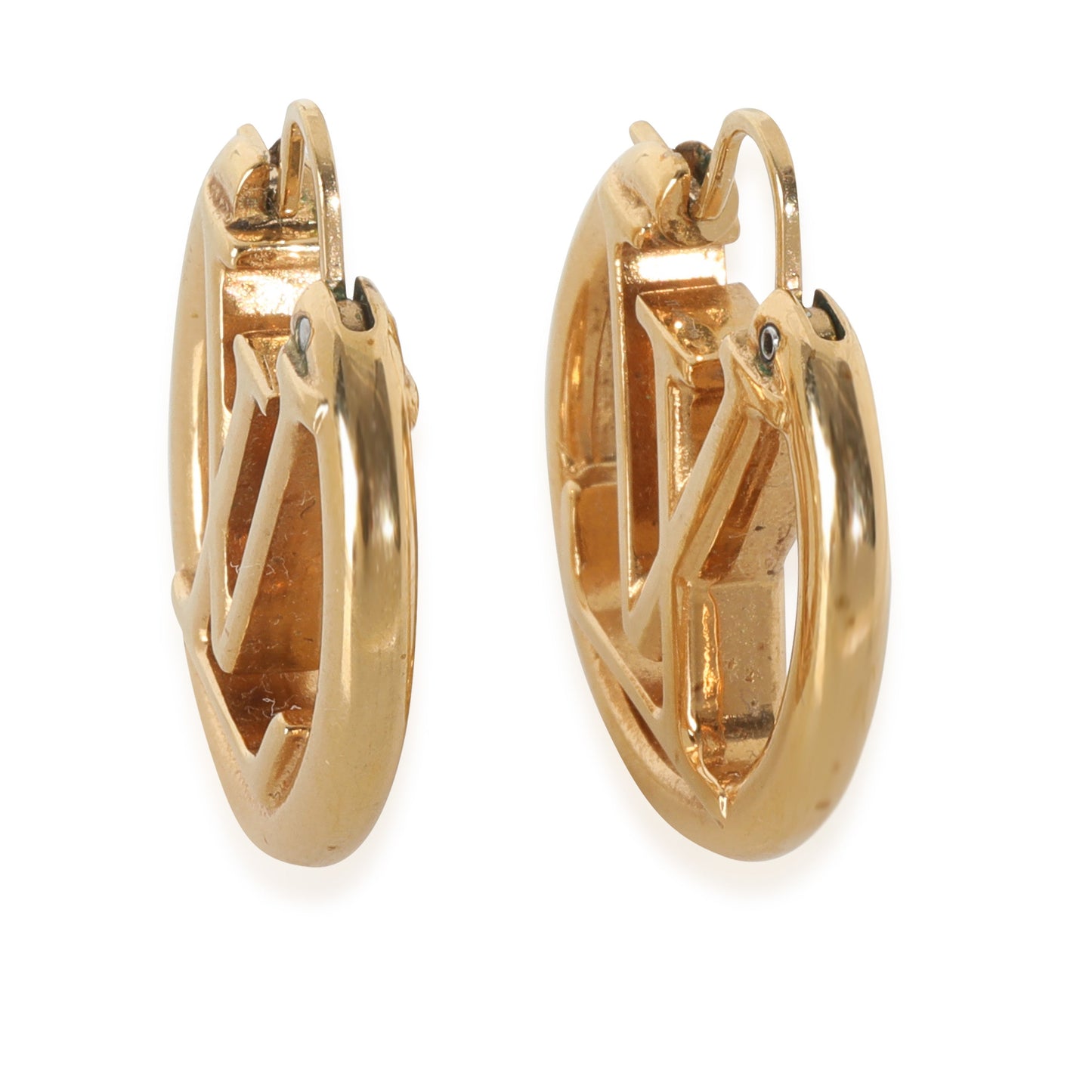 Louis Vuitton Gold-Plated Louise Earrings