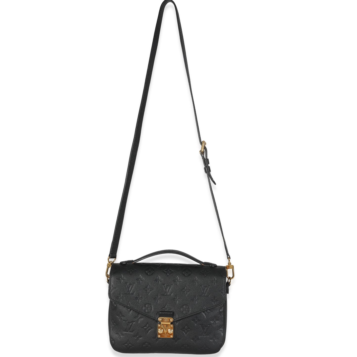 Louis Vuitton Black Monogram Empreinte Pochette Metis