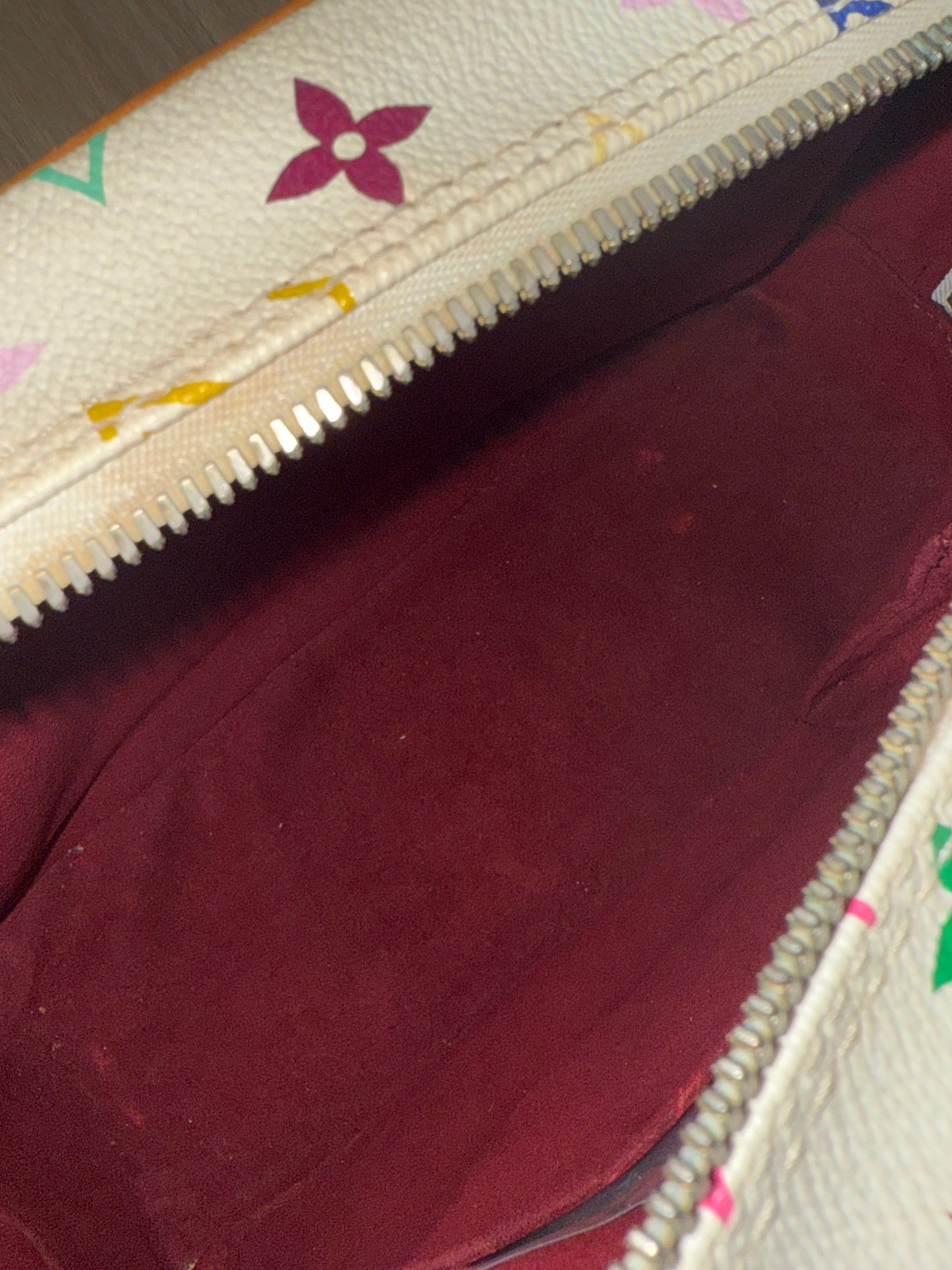 Louis Vuitton White Monogram Multicolor Canvas Trouville