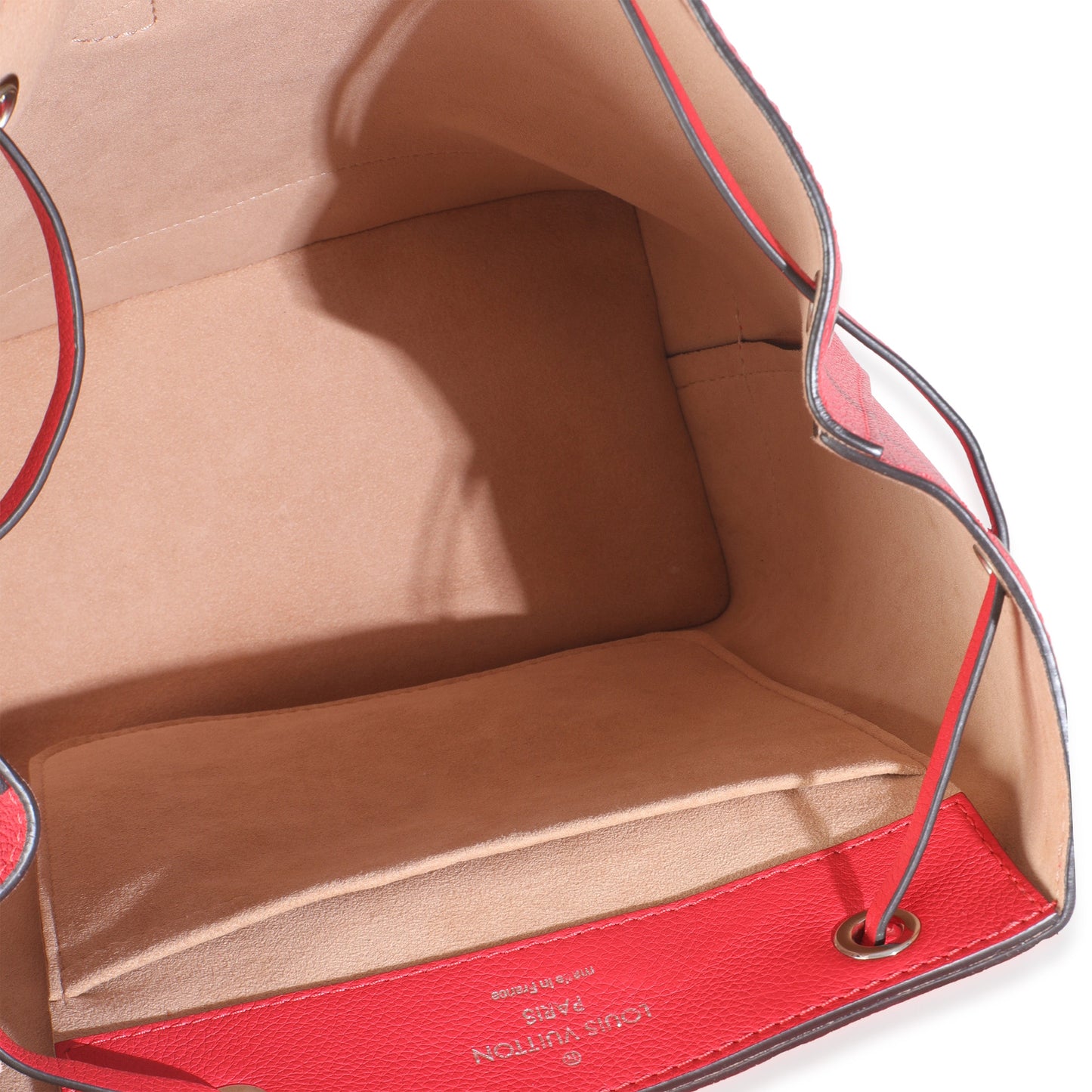 Louis Vuitton Rubis Calfskin Leather Lockme Backpack