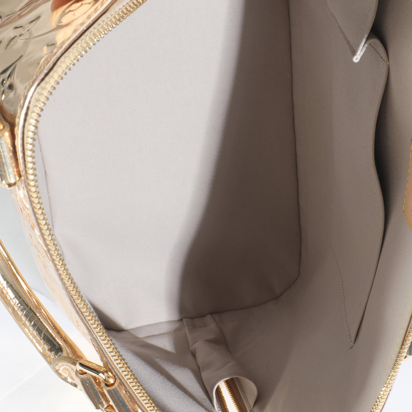 Louis Vuitton Gold Monogram Miroir Alma GM
