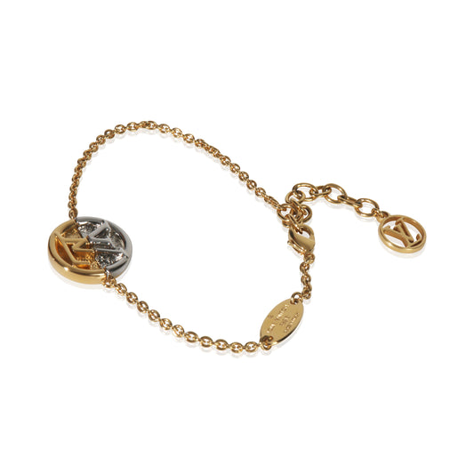 Louis Vuitton Gold-Plated L to V Bracelet