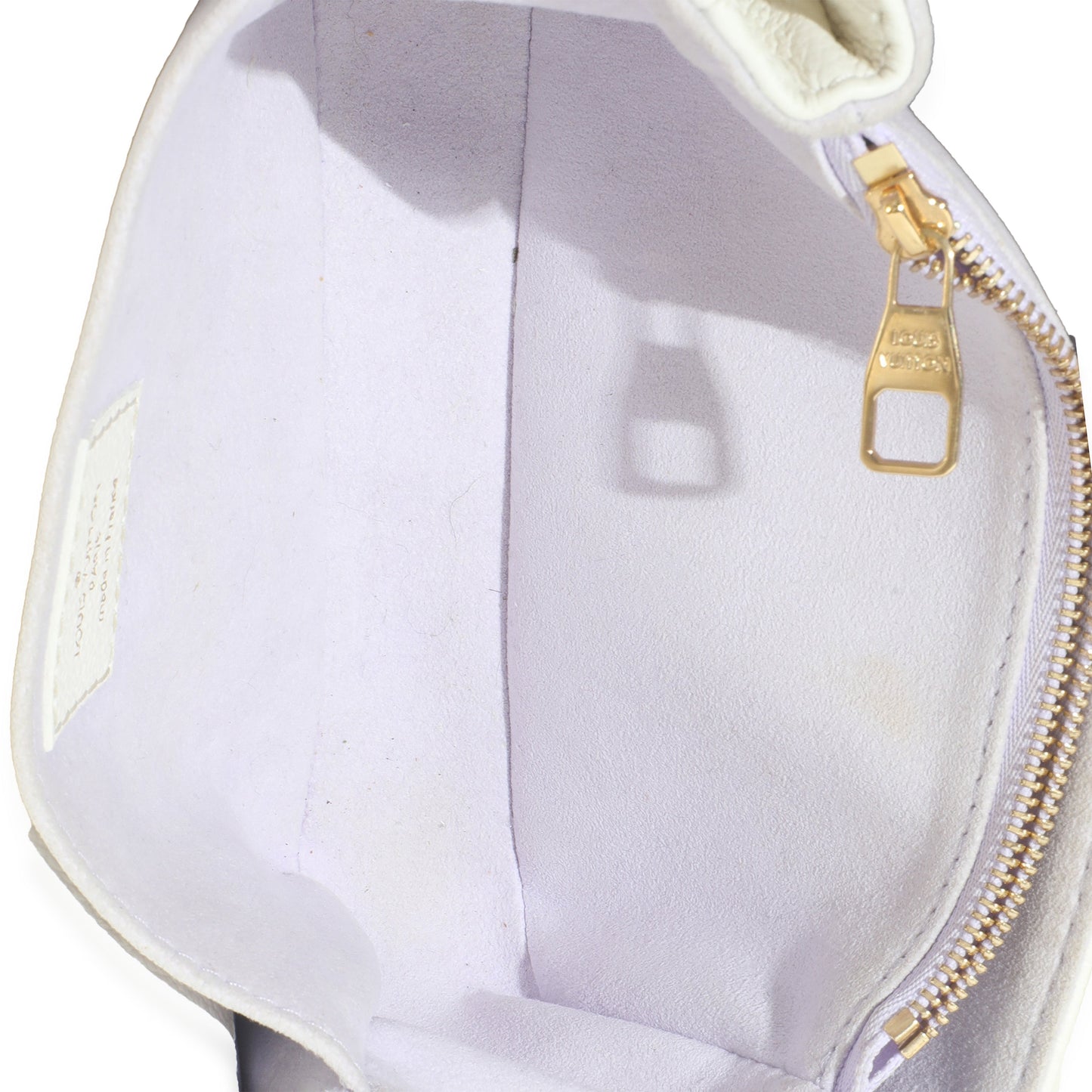 Louis Vuitton Latte Bubble Tea Giant Monogram Empreinte Pochette Metis East West