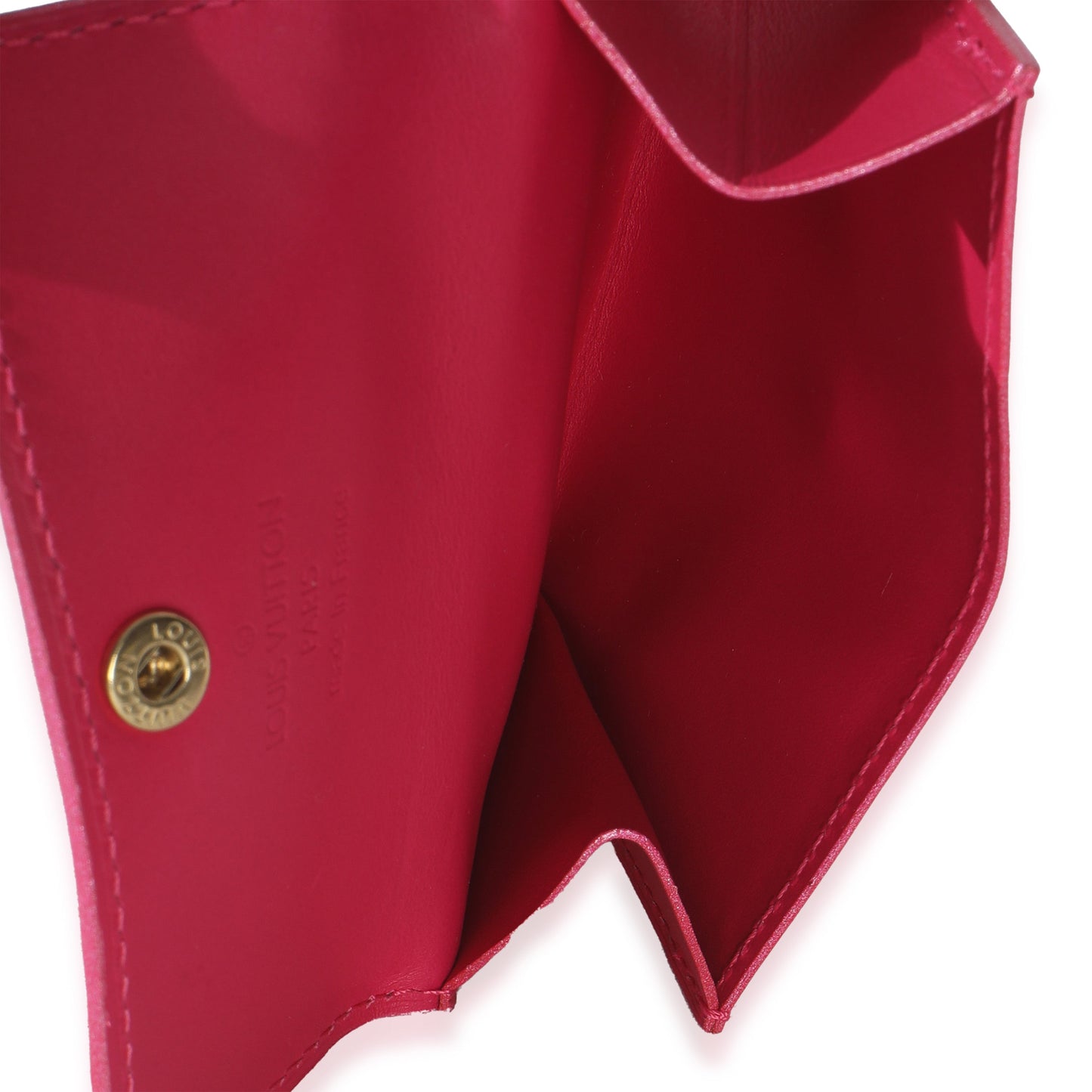 Louis Vuitton Fuschia Monogram Vernis Elise Wallet