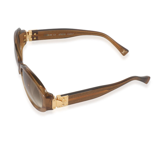 Louis Vuitton Brown Glitter Acetate Soupcon Sunglasses