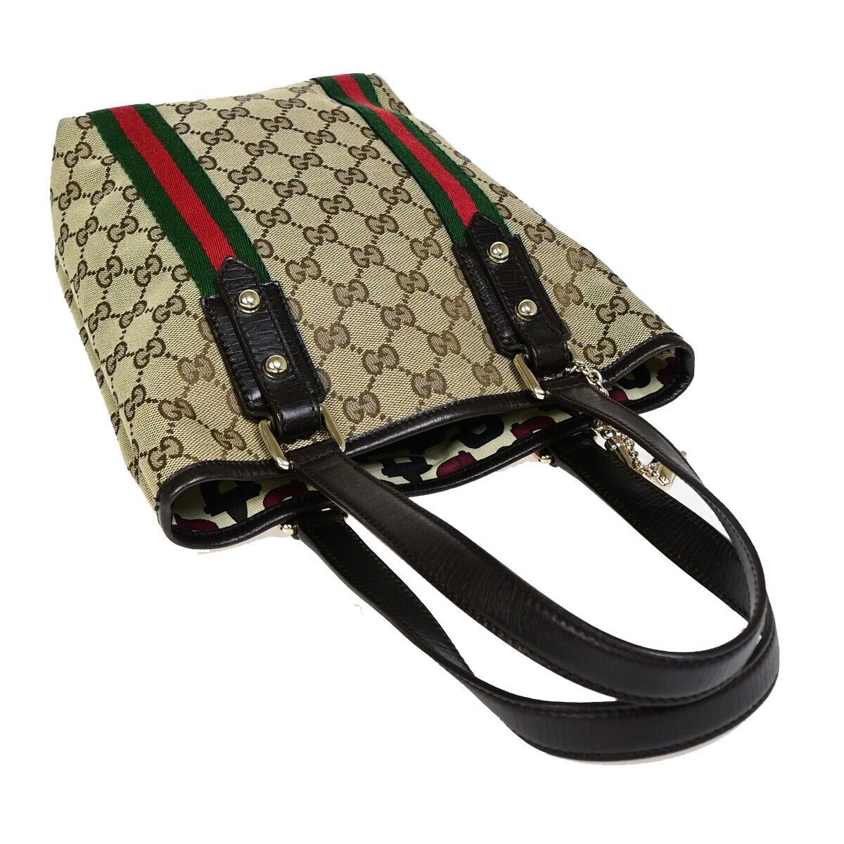 Luxury Gucci Trending 2025 Gg Canvas Canvas Shoulder Bag ()