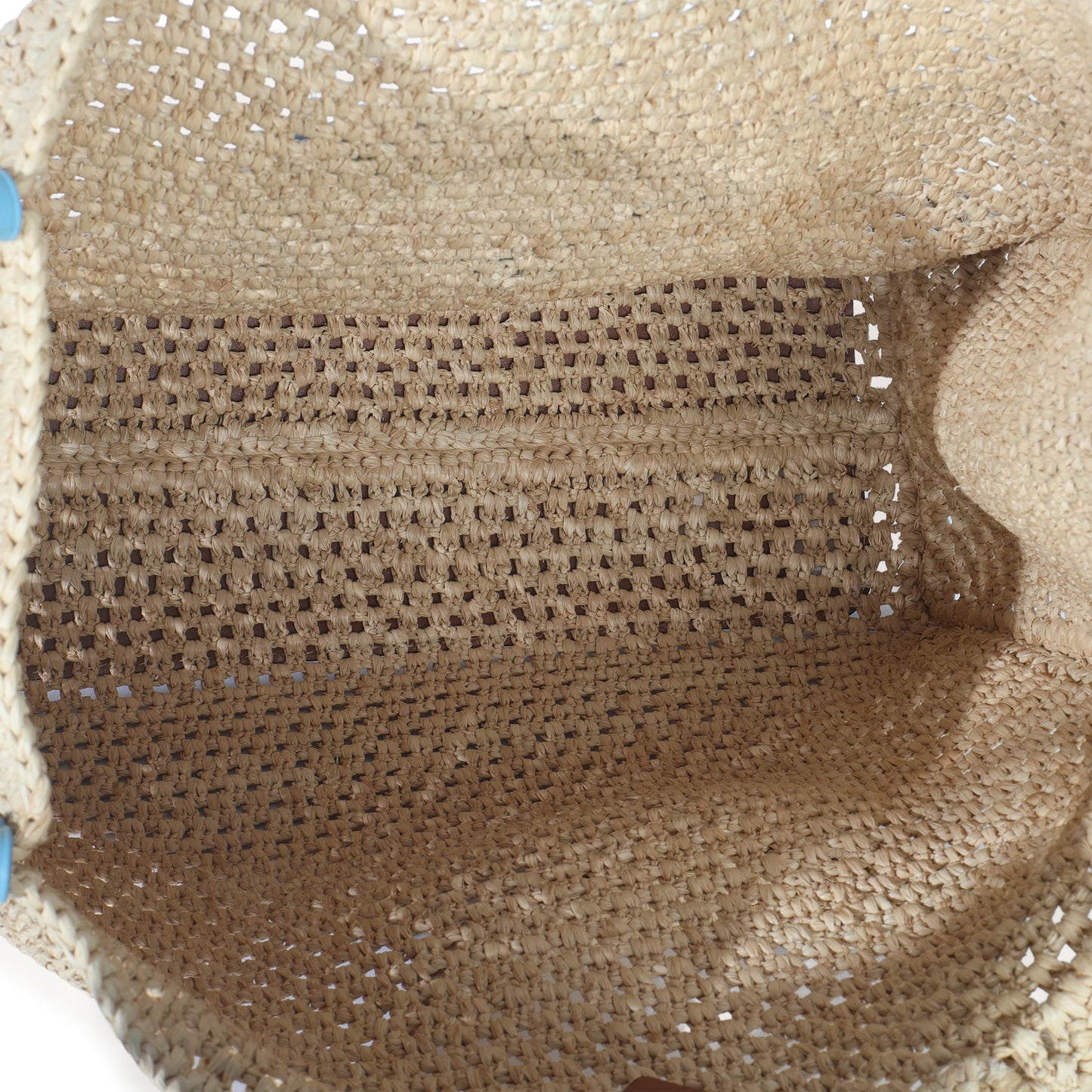 Louis Vuitton Natural Raffia Calfskin Portofino OnTheGo MM