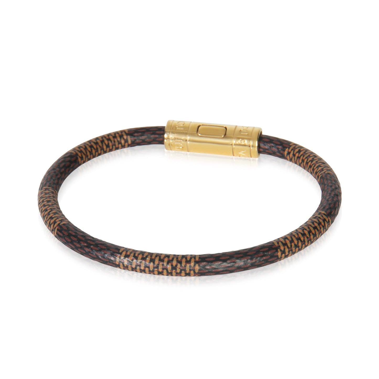 Louis Vuitton Gold-Plated Keep It Bracelet