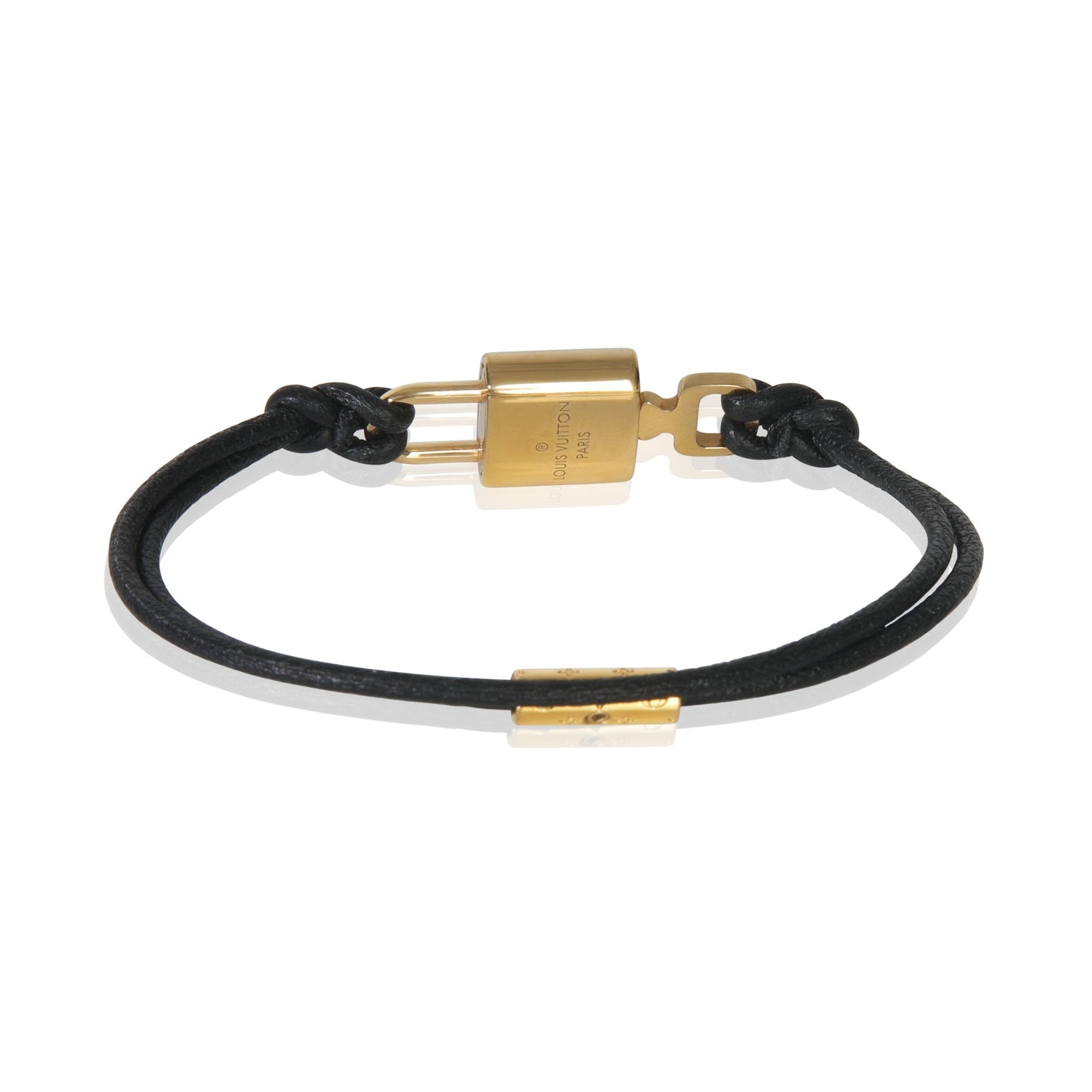 Louis Vuitton Gold-Plated Padlock Bracelet