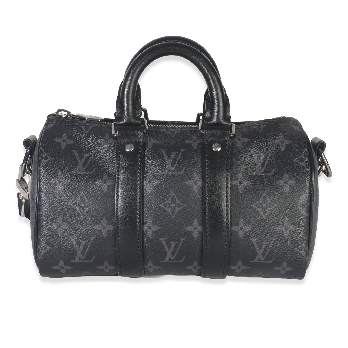 Louis Vuitton Monogram Eclipse Canvas Keepall Bandouliere 25