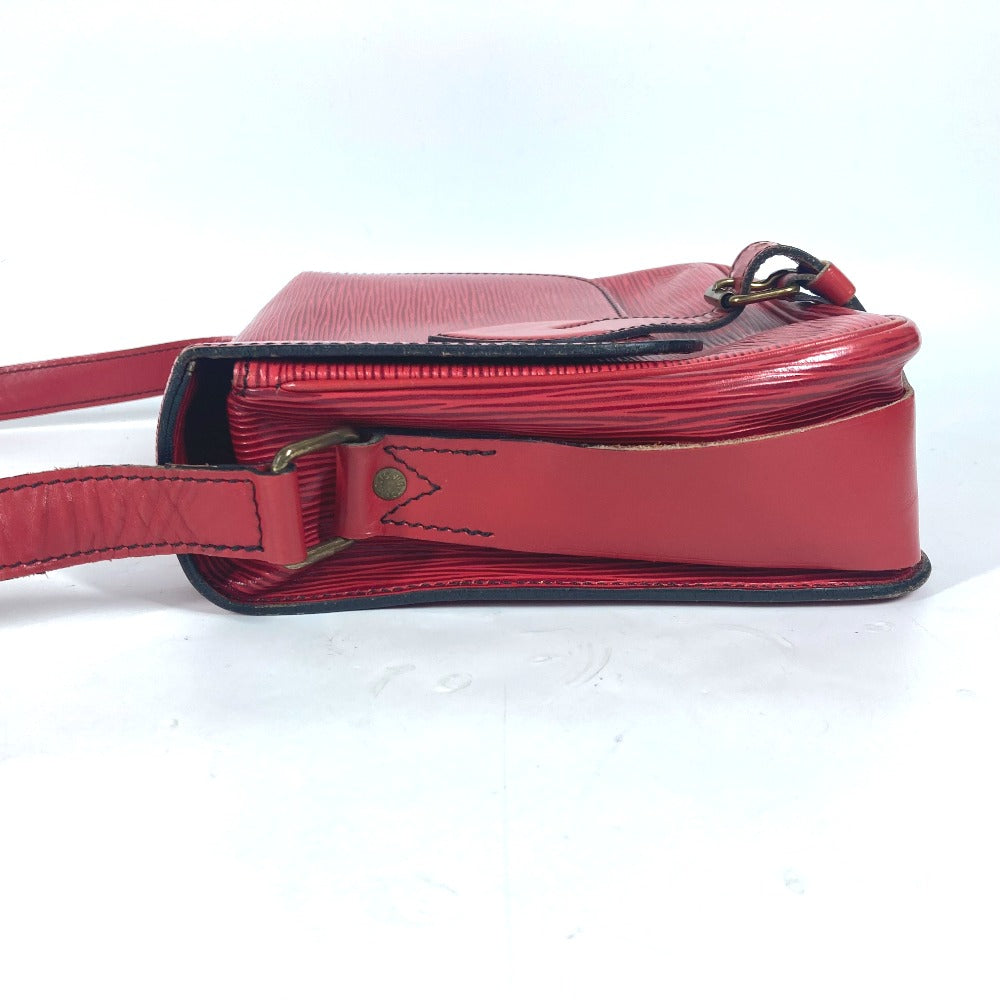 LOUIS VUITTON Shoulder Bag M52247 Epi Leather Red Epi Cartouchiere