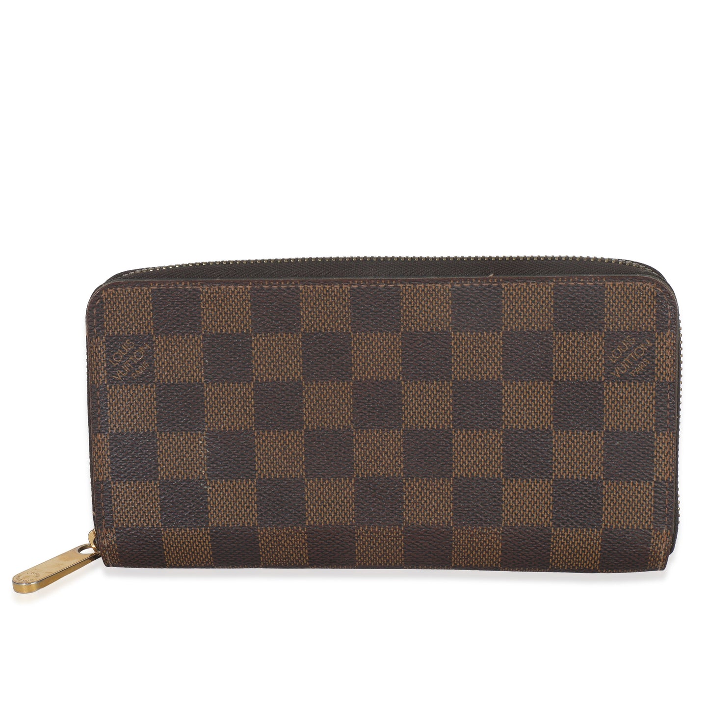 Louis Vuitton Damier Ebene Canvas Zippy Wallet