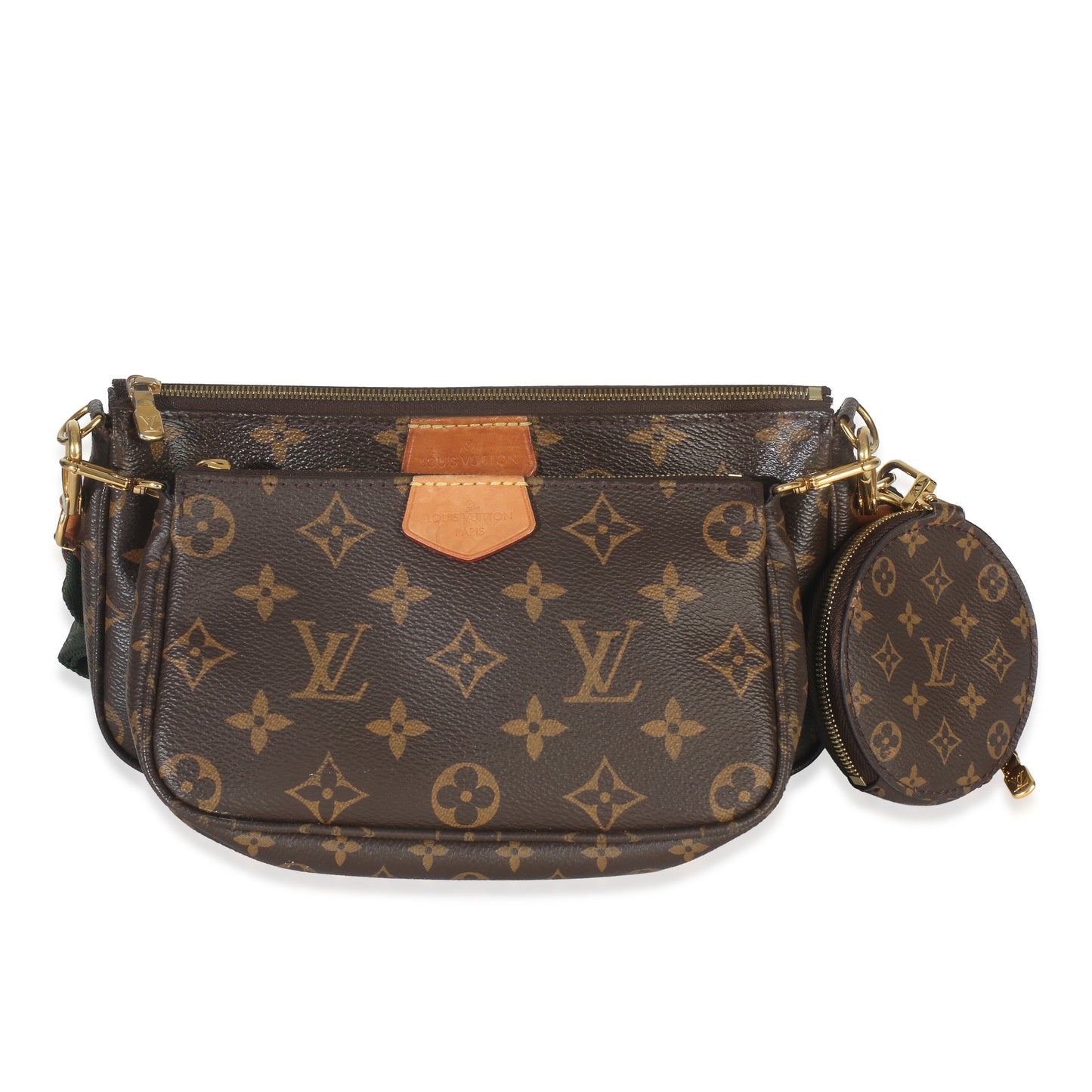 Louis Vuitton Kaki Monogram Canvas Multi Pochette Accessoires