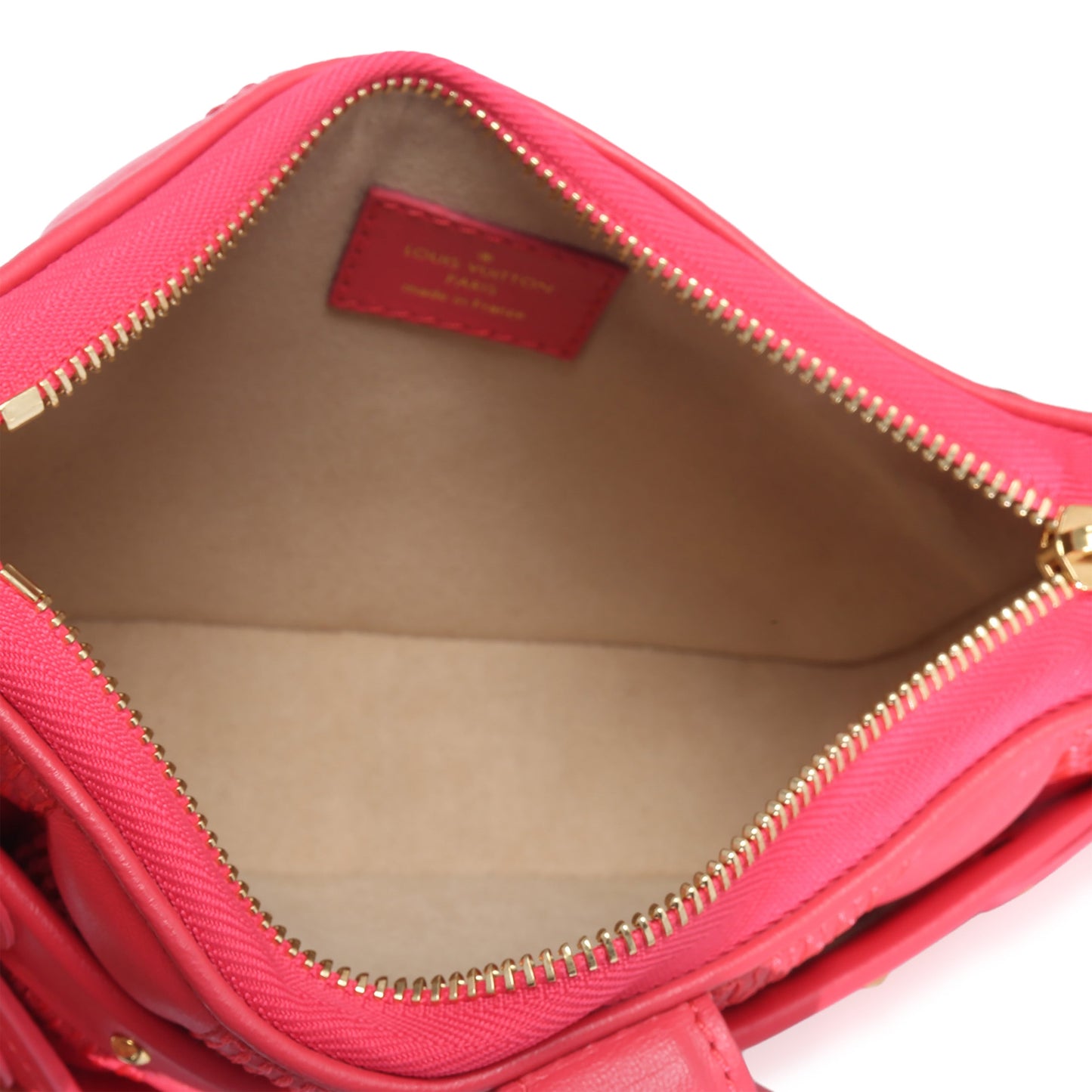 Louis Vuitton Rose Damier Quilted Lambskin Troca Pochette
