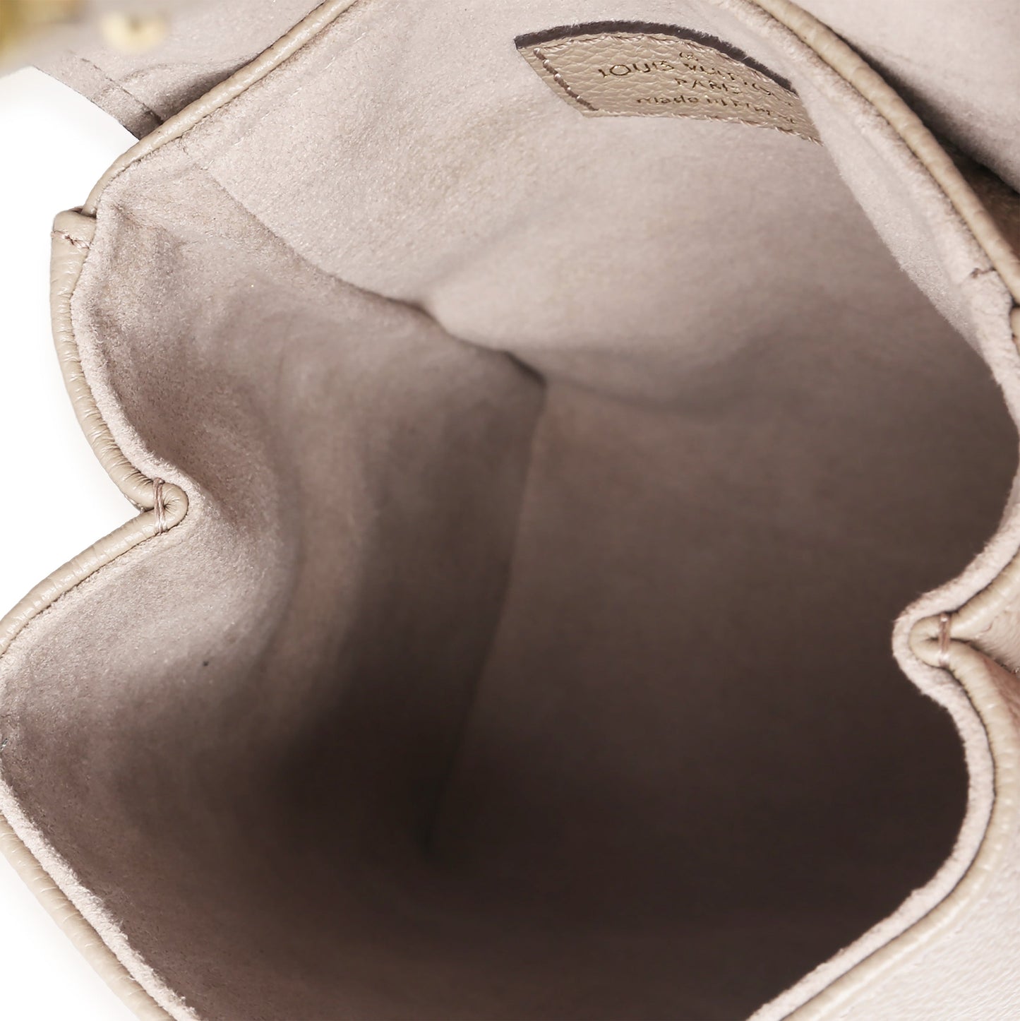 Louis Vuitton Tourterelle Empreinte Giant Monogram Tiny Backpack