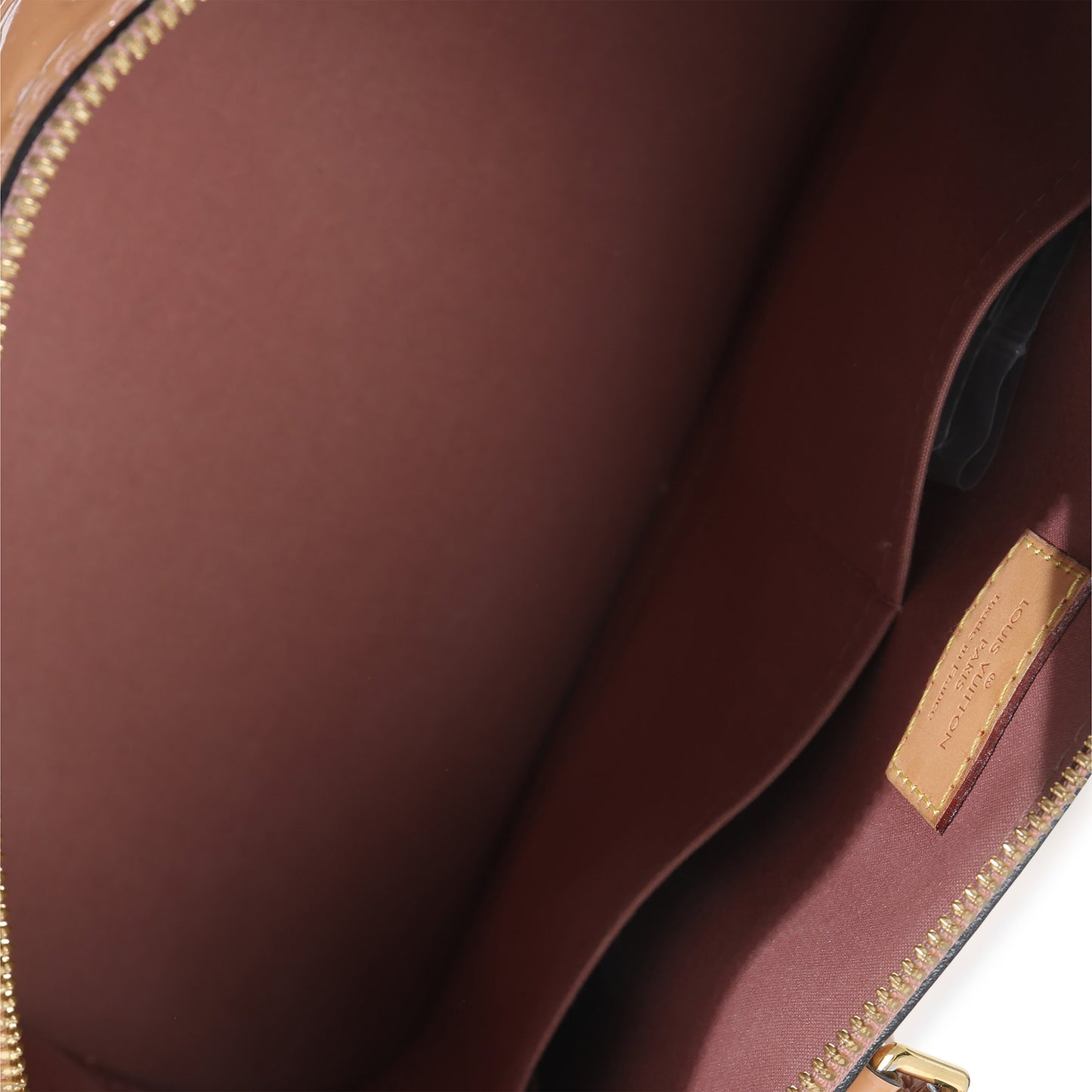 Louis Vuitton Rose Velours Monogram Vernis Alma PM