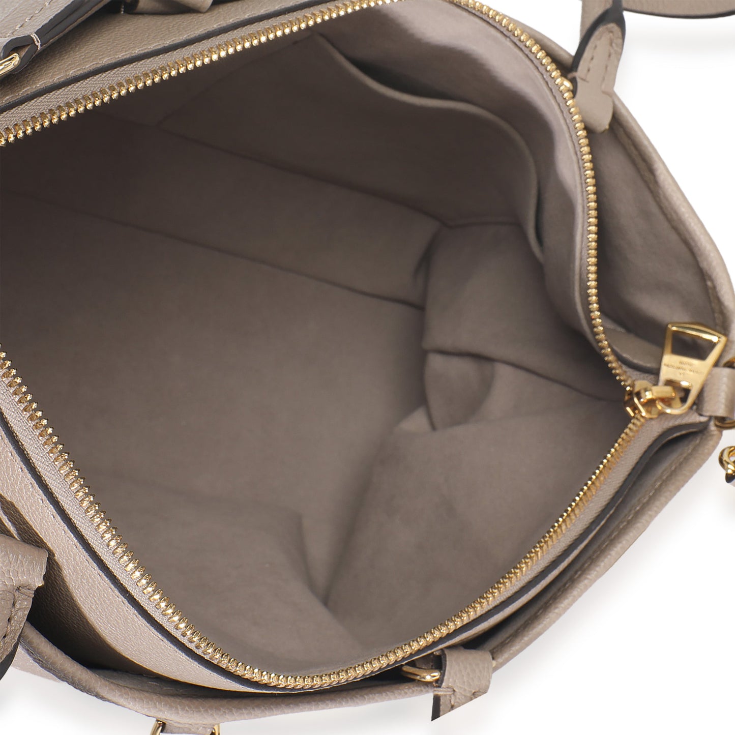 Louis Vuitton Tourterelle Monogram Empreinte Trianon MM