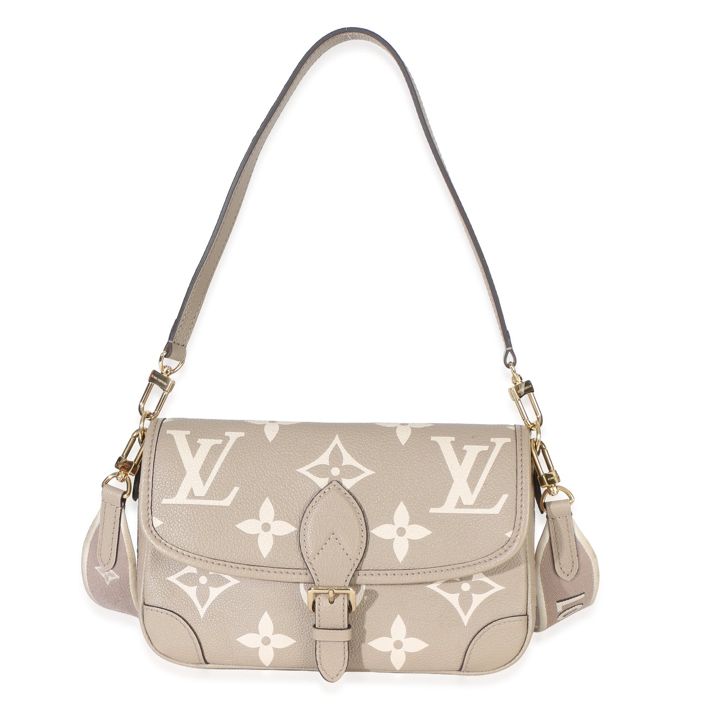 Louis Vuitton Tourterelle Creme Giant Monogram Empreinte Diane
