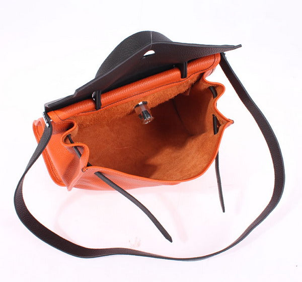 Luxury Hermes Herbag H1090 Ladies 2way Orange